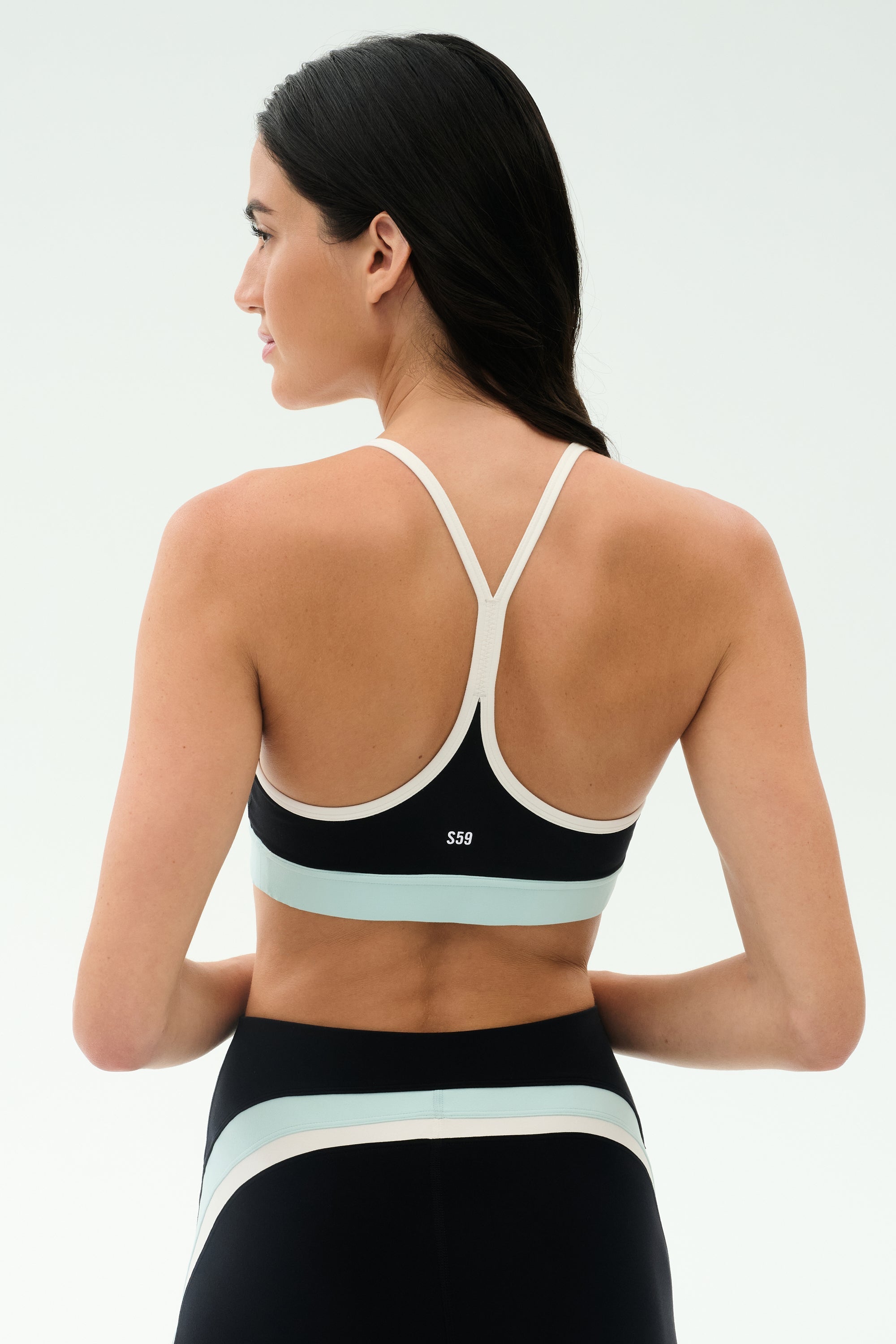Emerson Airweight Bra - Black/Ice