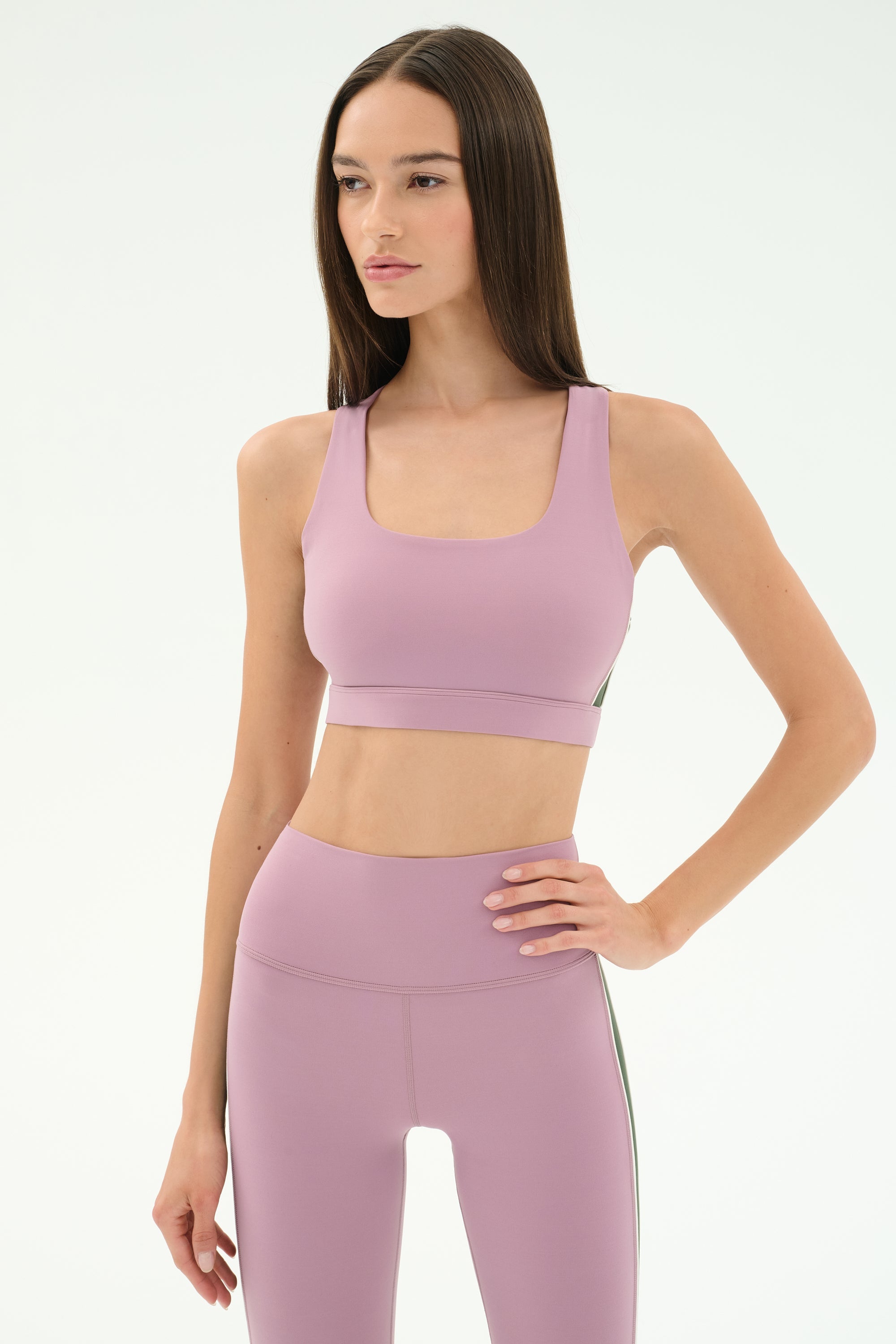 Lexi Rigor Bra - Blush/Military