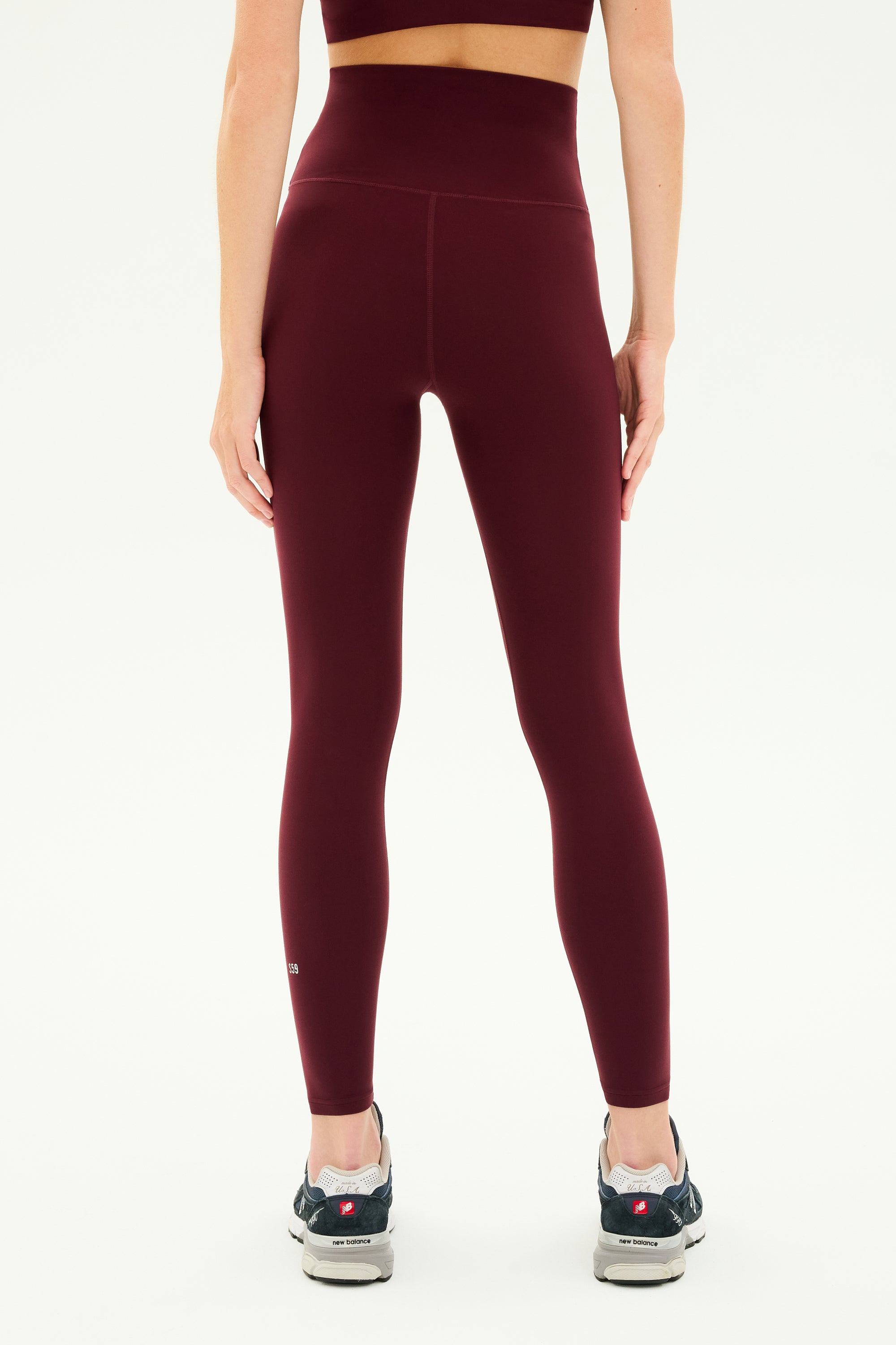 Airweight Super High Waist 7/8 - Dark Cherry