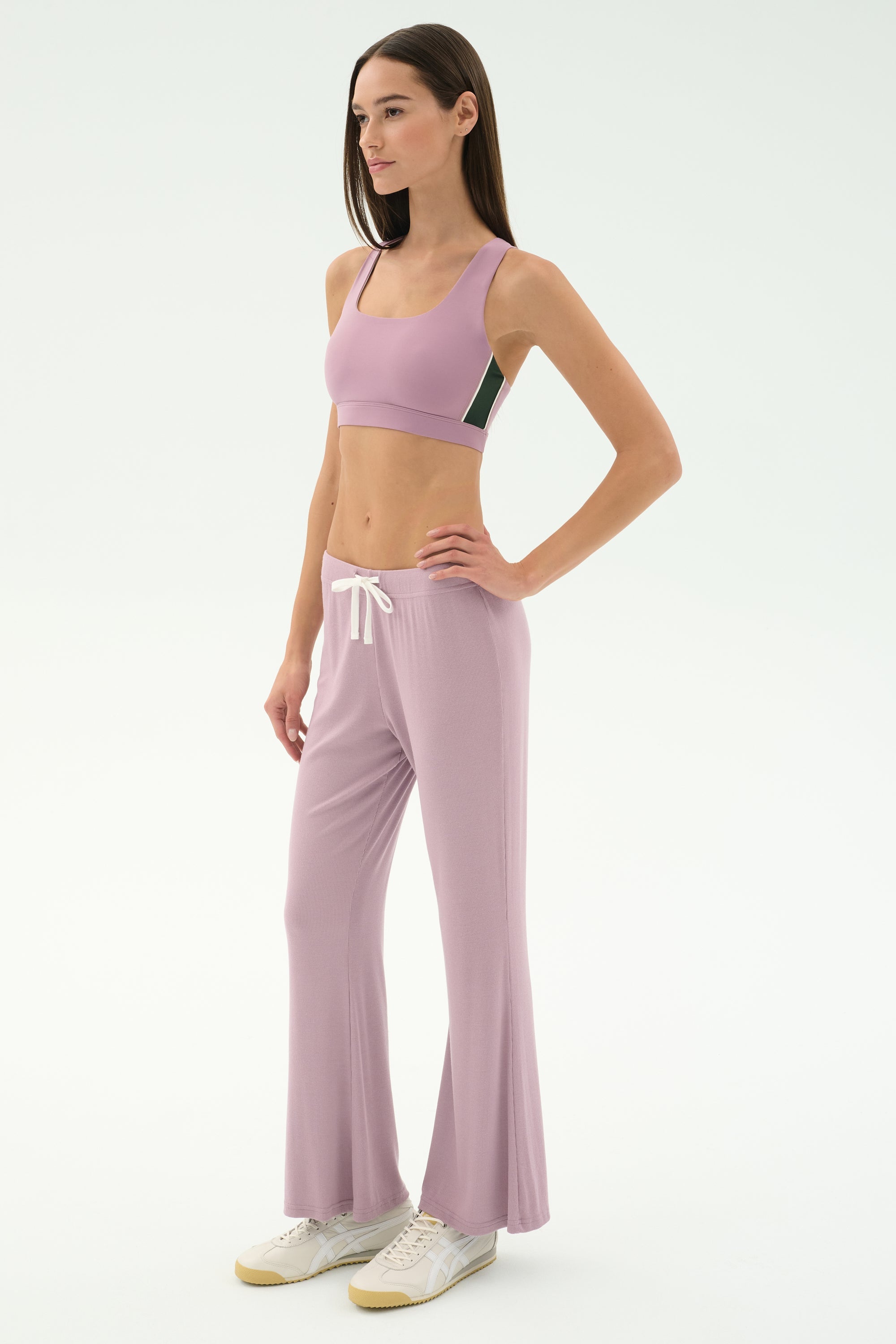 Blaire Rib Pant - Blush