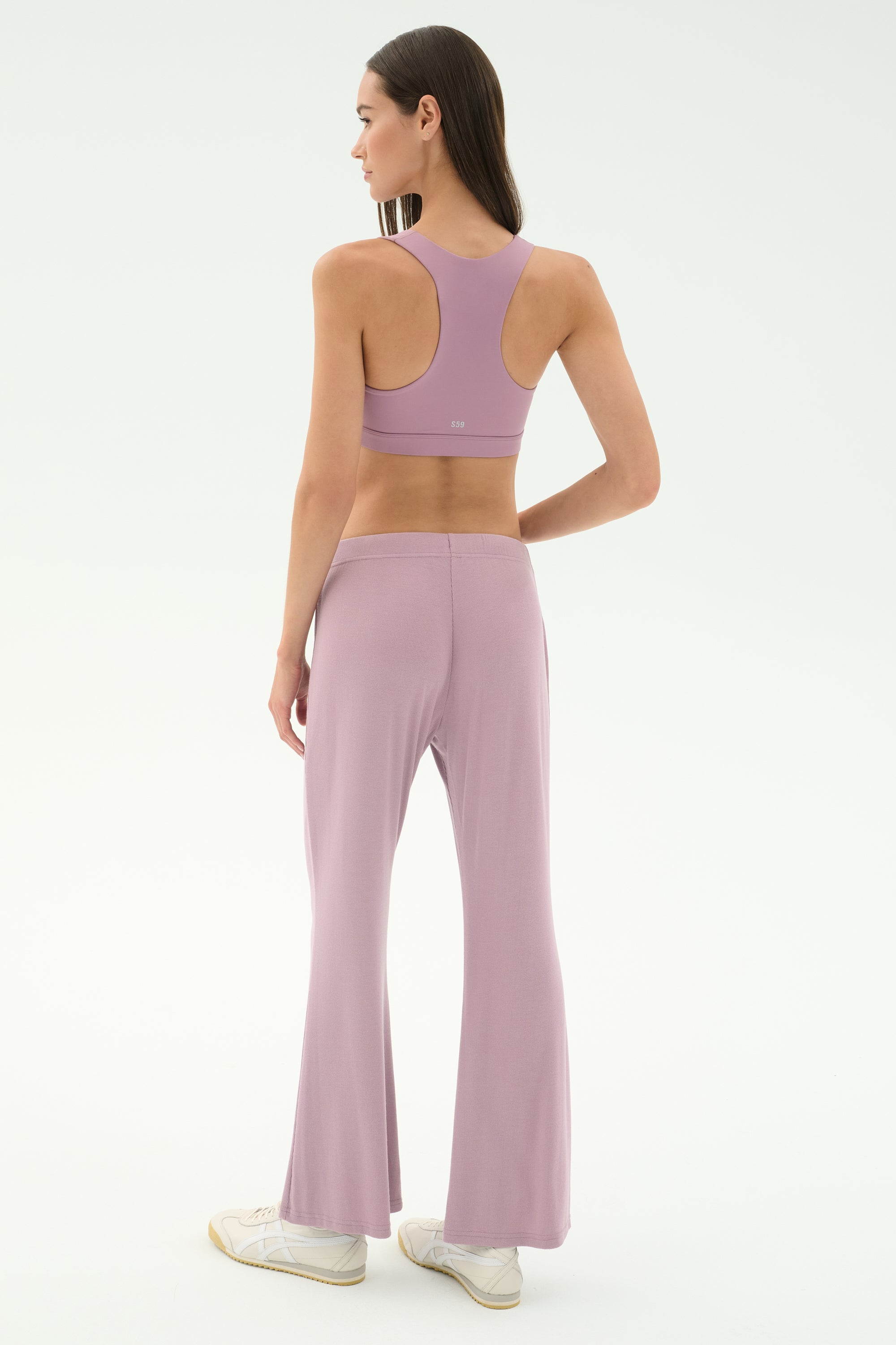 Blaire Rib Pant - Blush