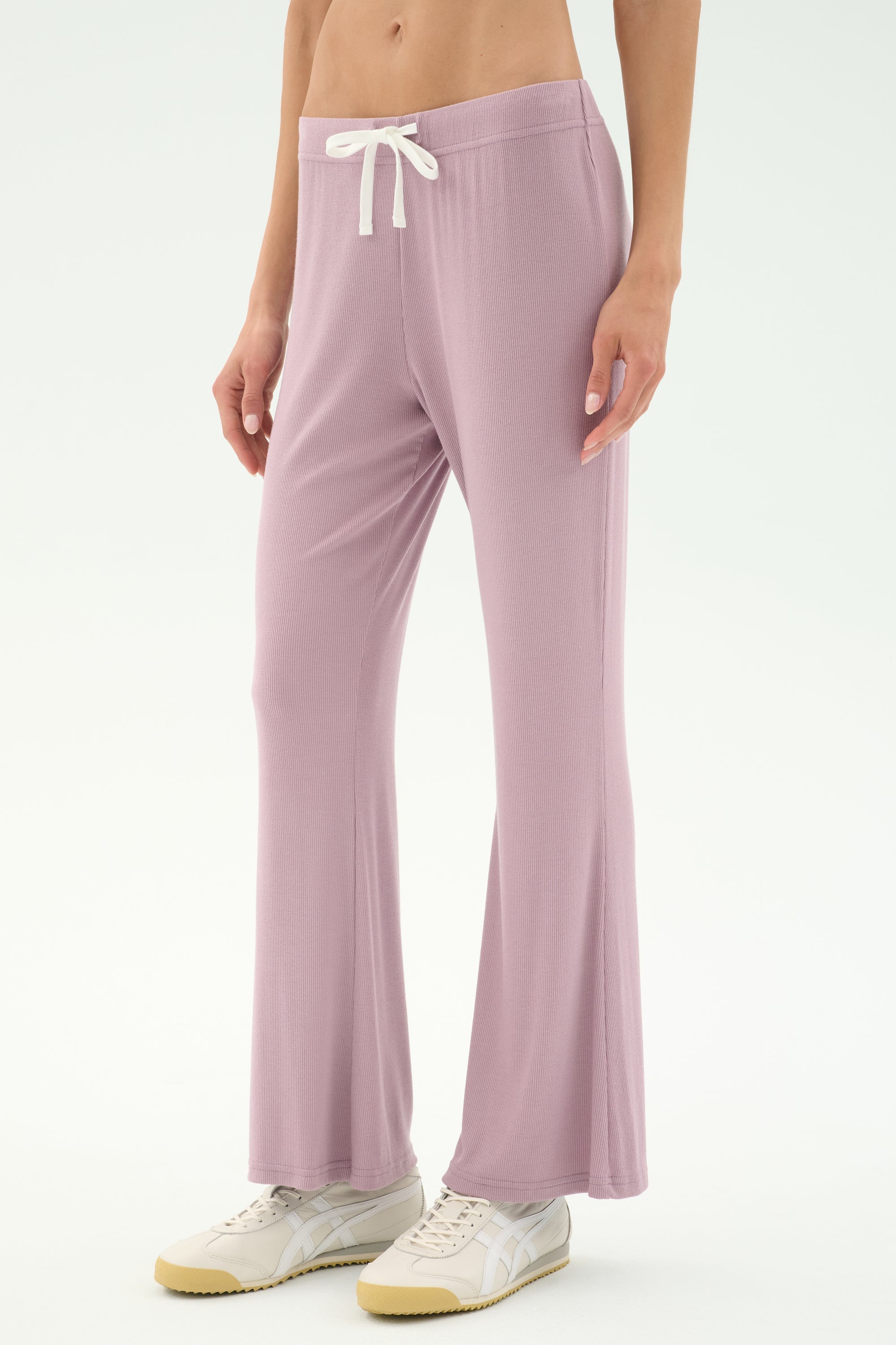 Blaire Rib Pant - Blush