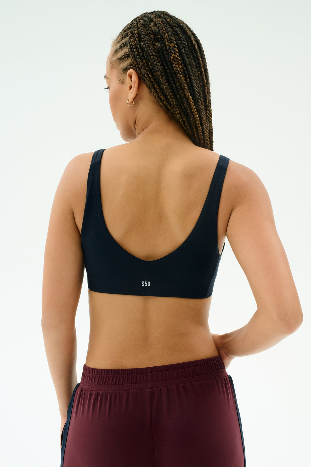 Airweight Scoop Back Bra - Indigo