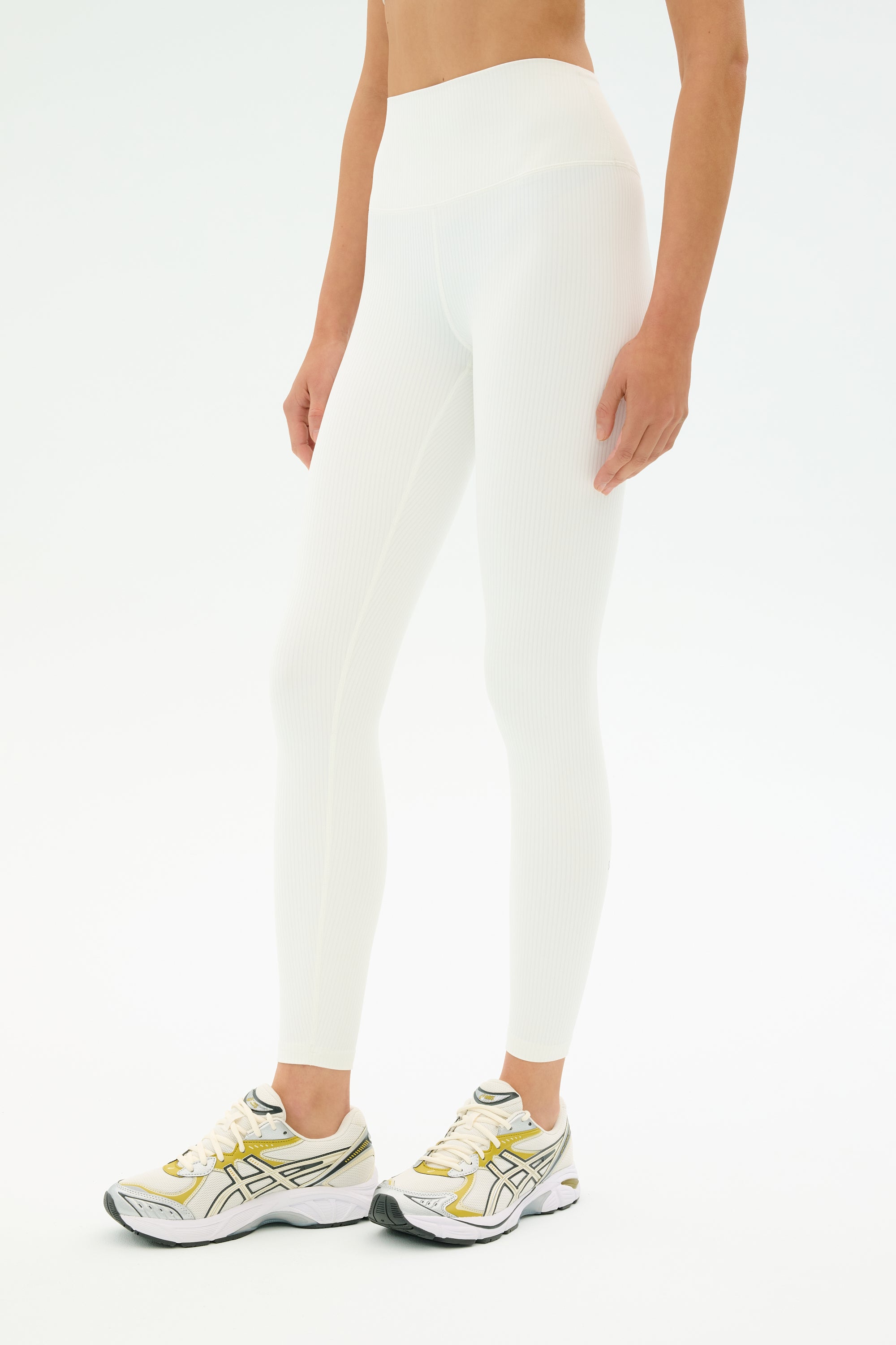 Airweight Rib High Waist 7/8 - White
