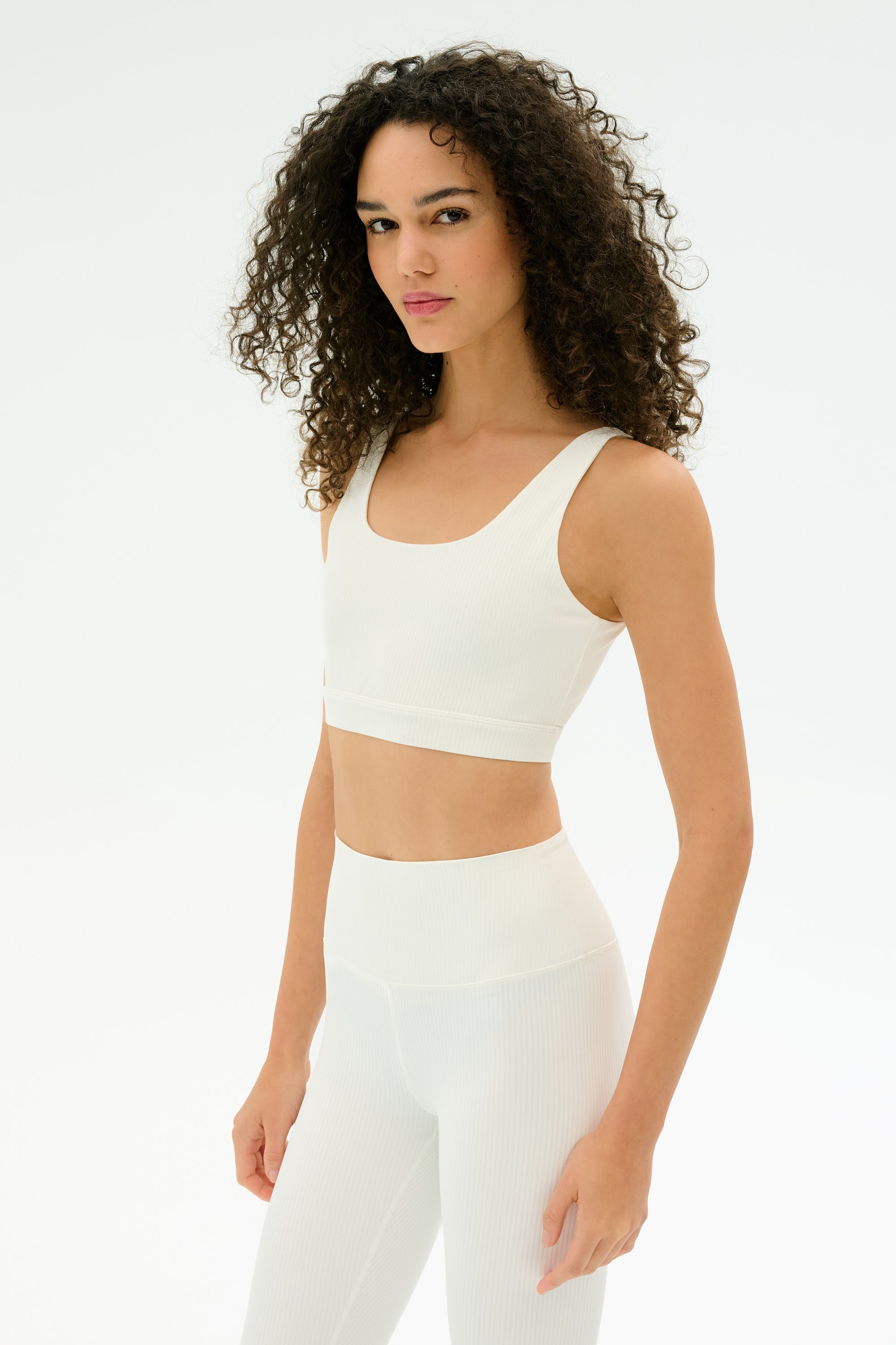 Airweight Rib Bra - White