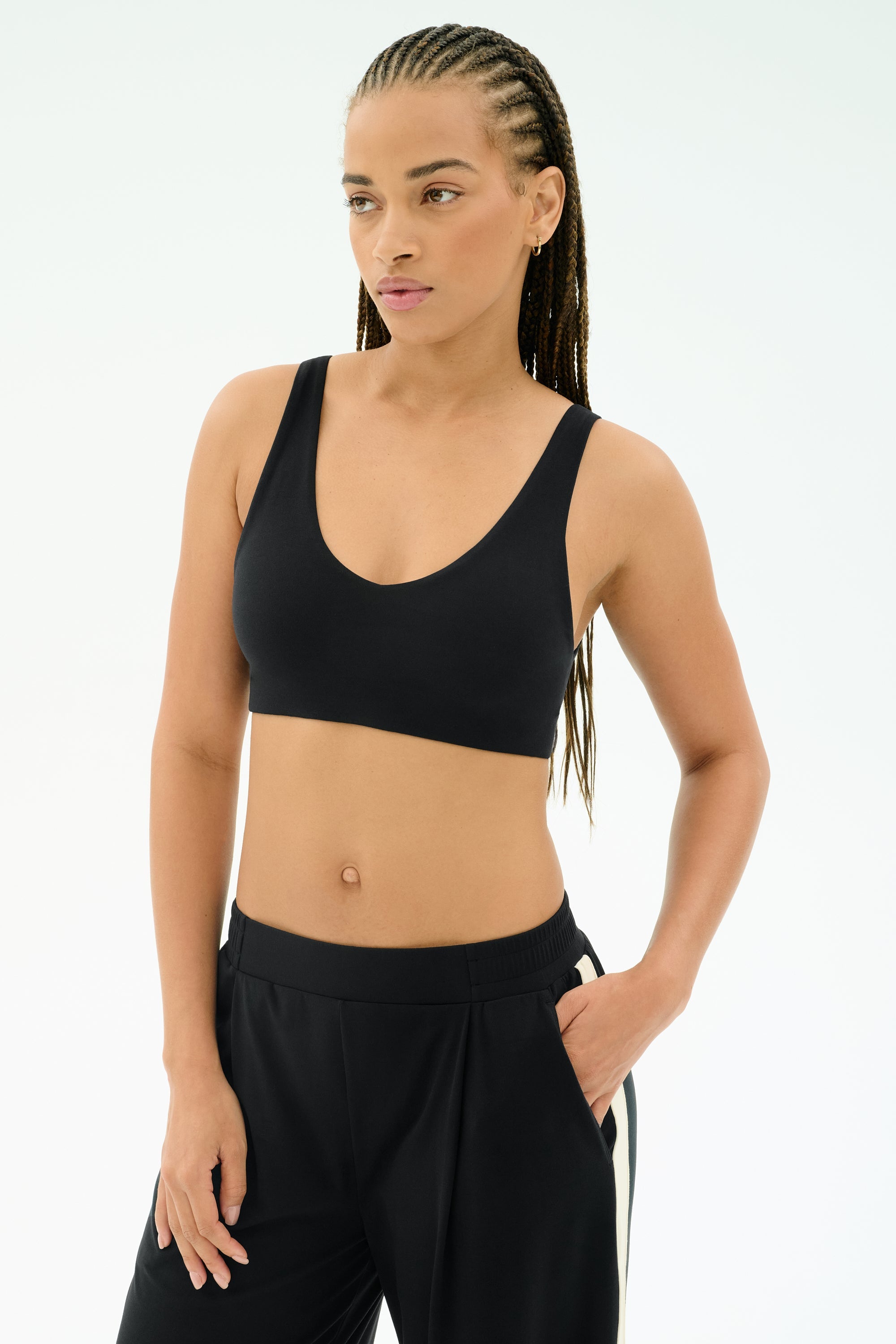 Airweight Scoop Back Bra - Black