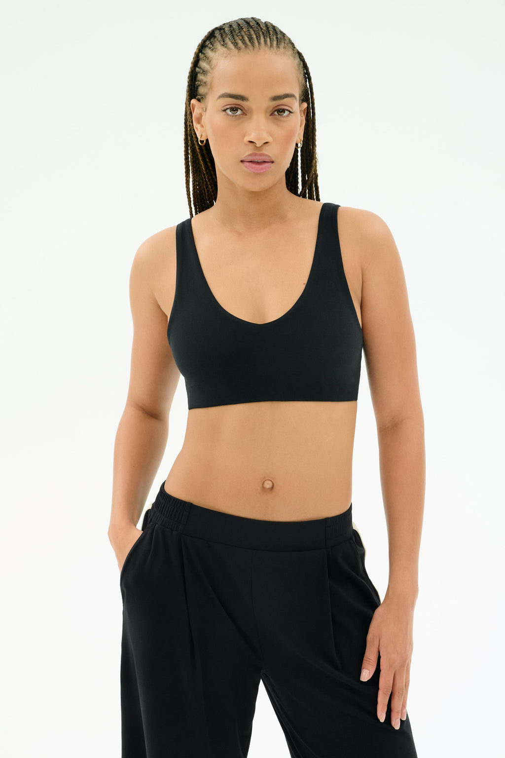 Airweight Scoop Back Bra - Black