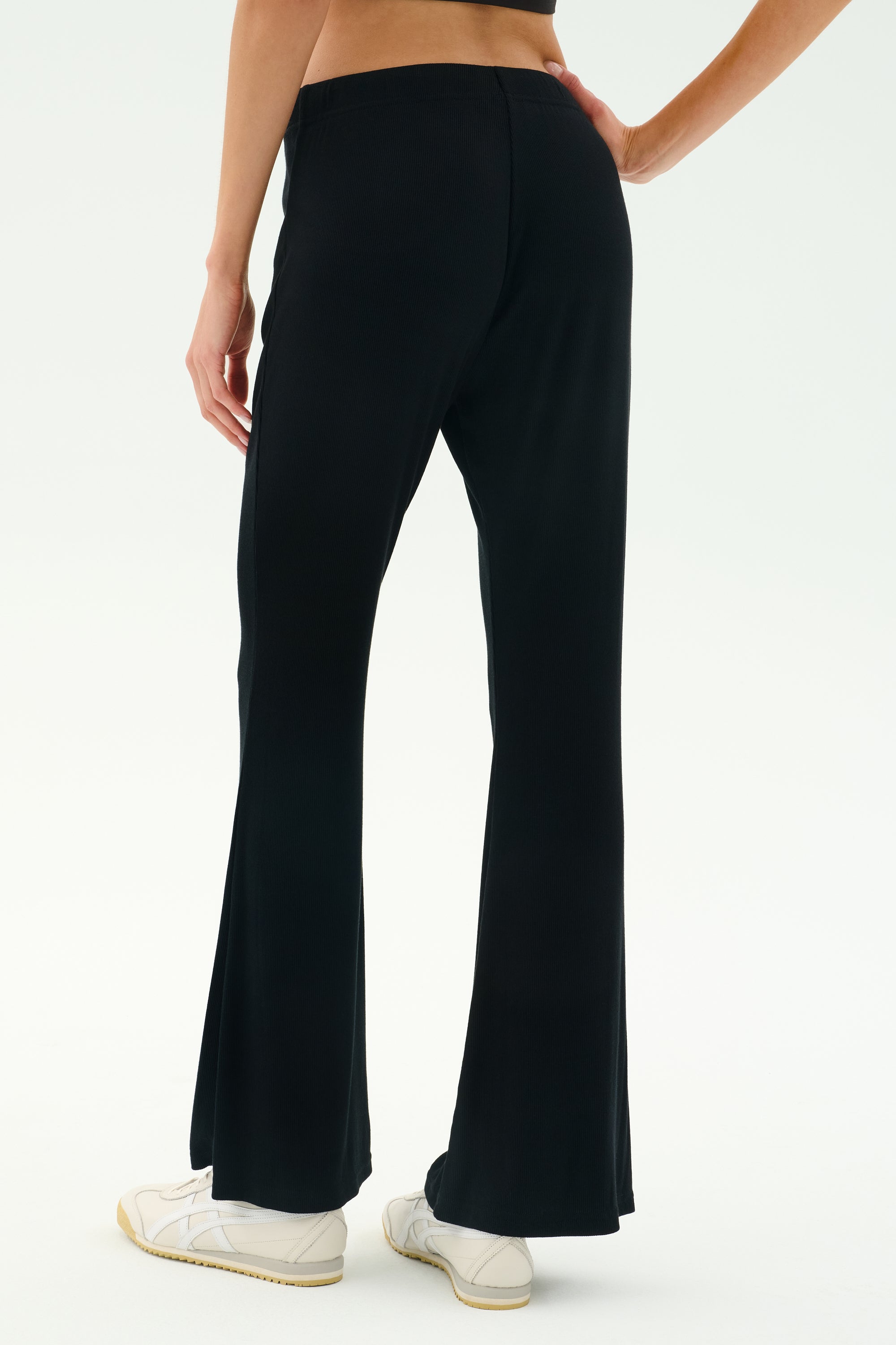 Blaire Rib Pant - Black