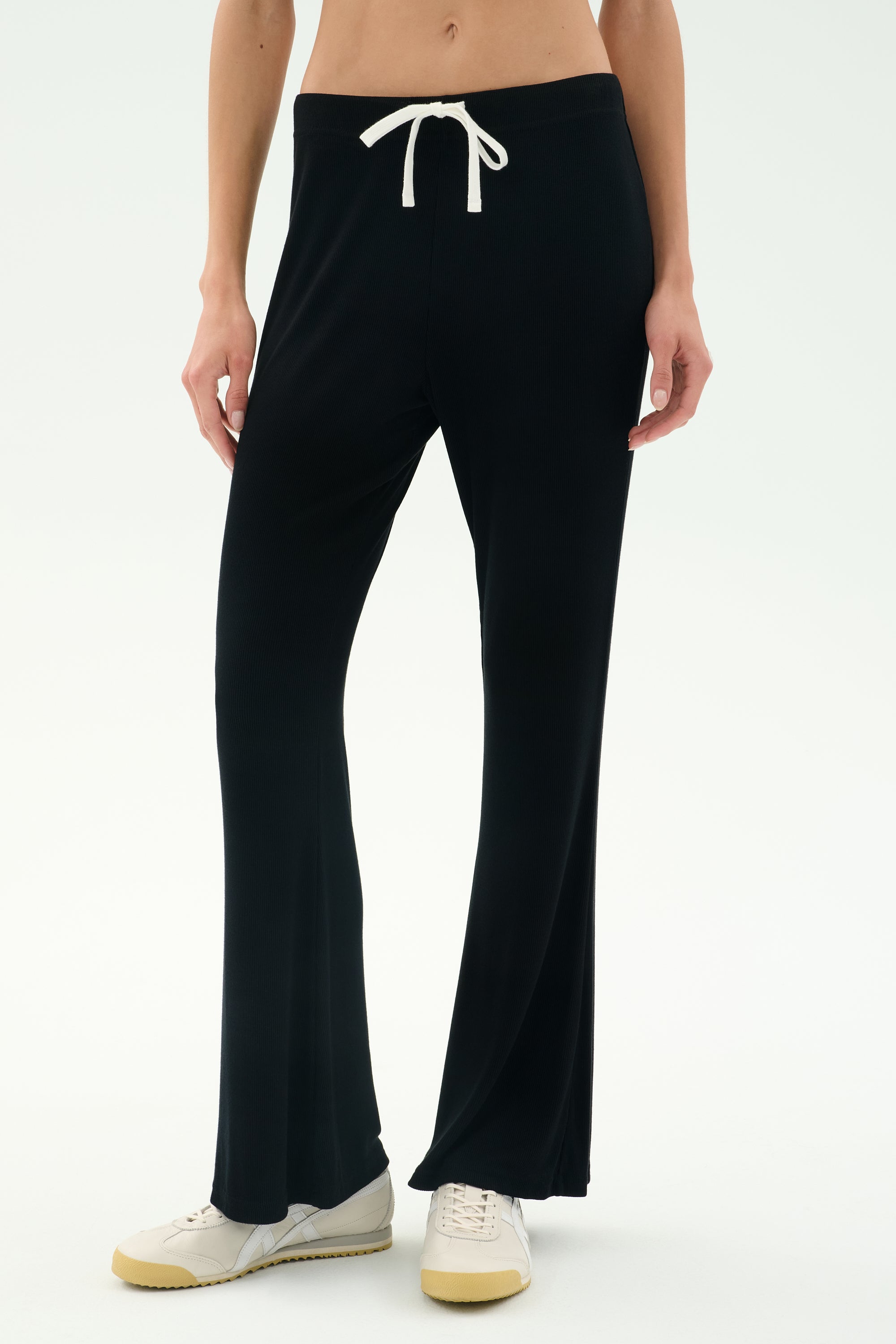 Blaire Rib Pant - Black