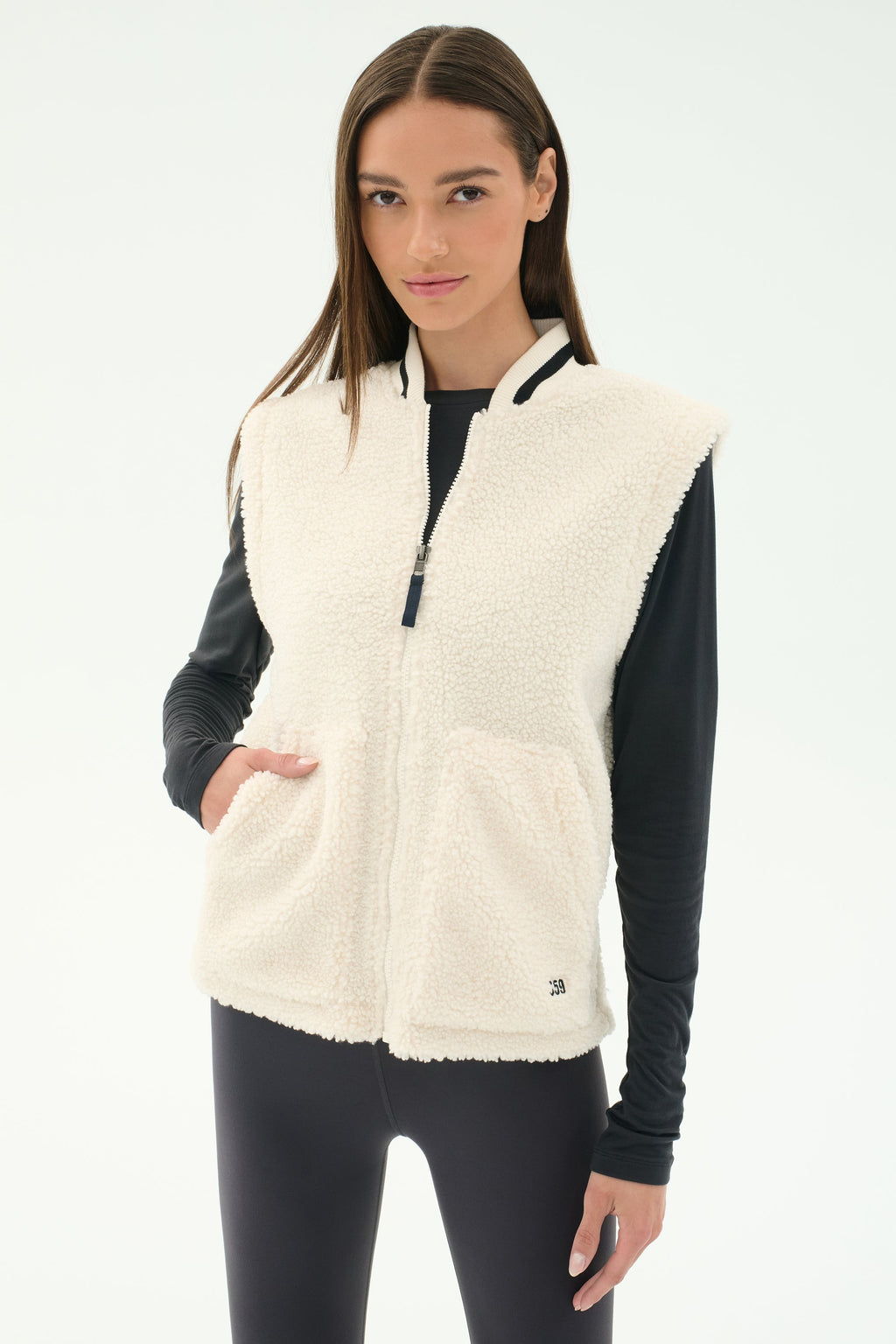 Aster Sherpa Vest - Creme