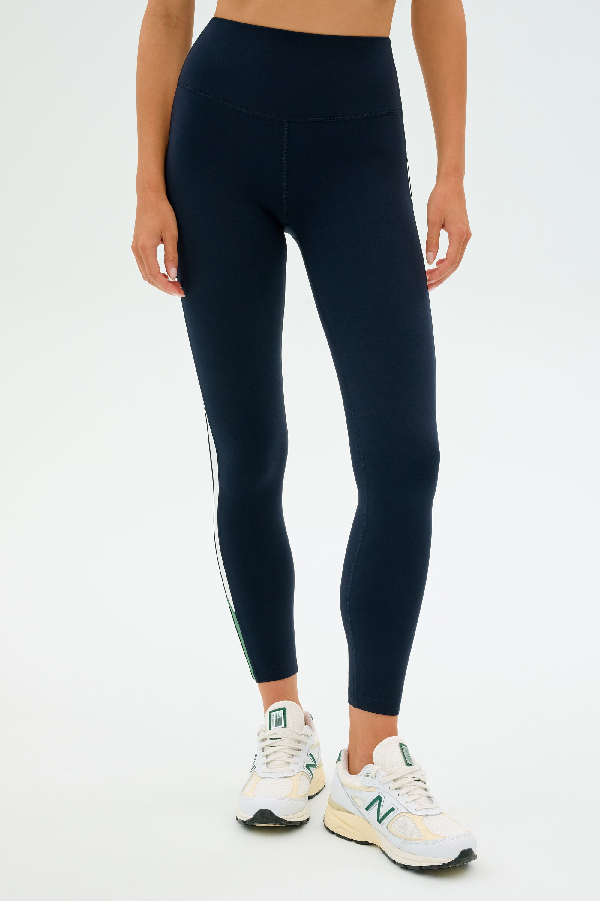 Layla Airweight High Waist 7/8 - Indigo/White