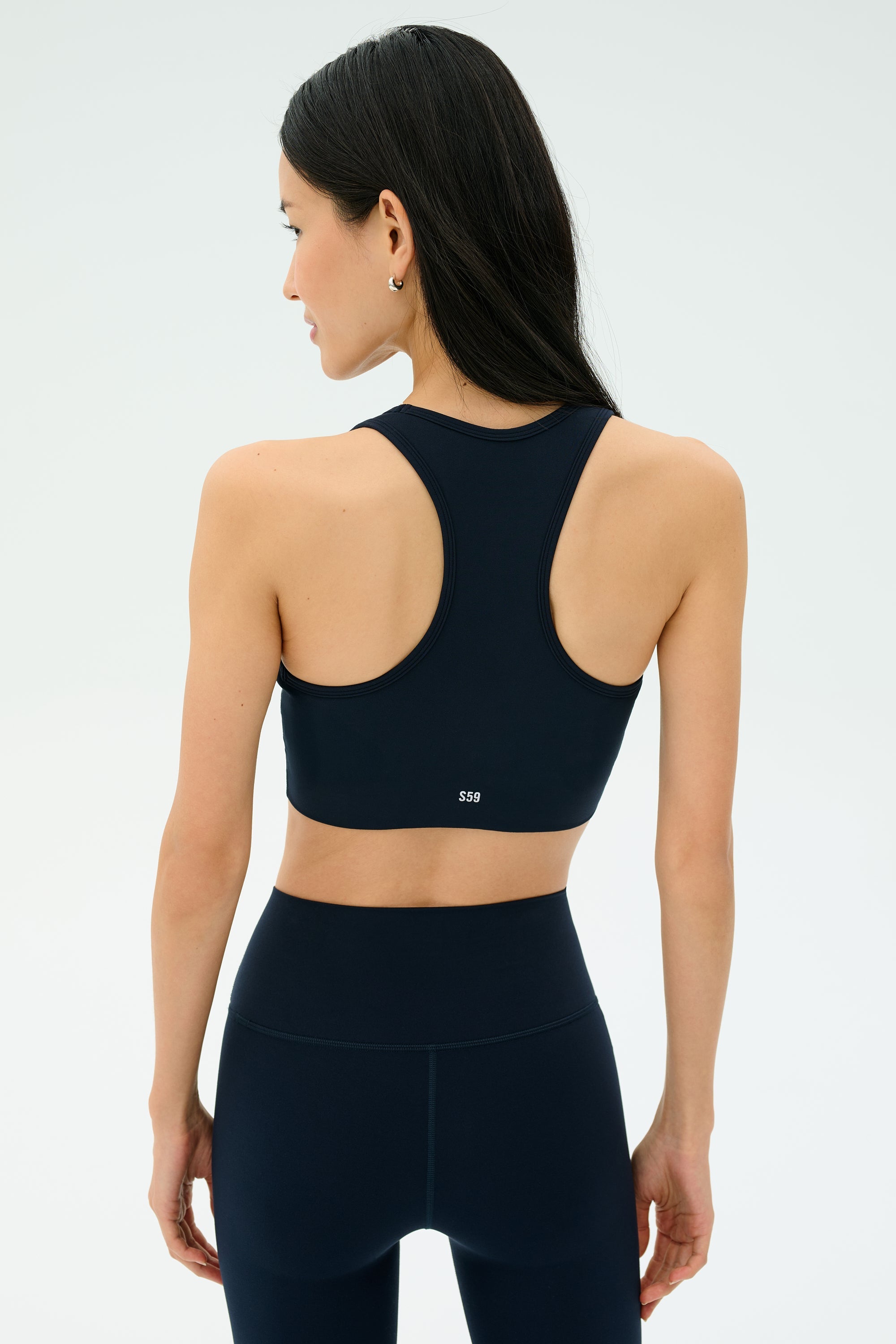 Airweight Bra with Ruching - Indigo