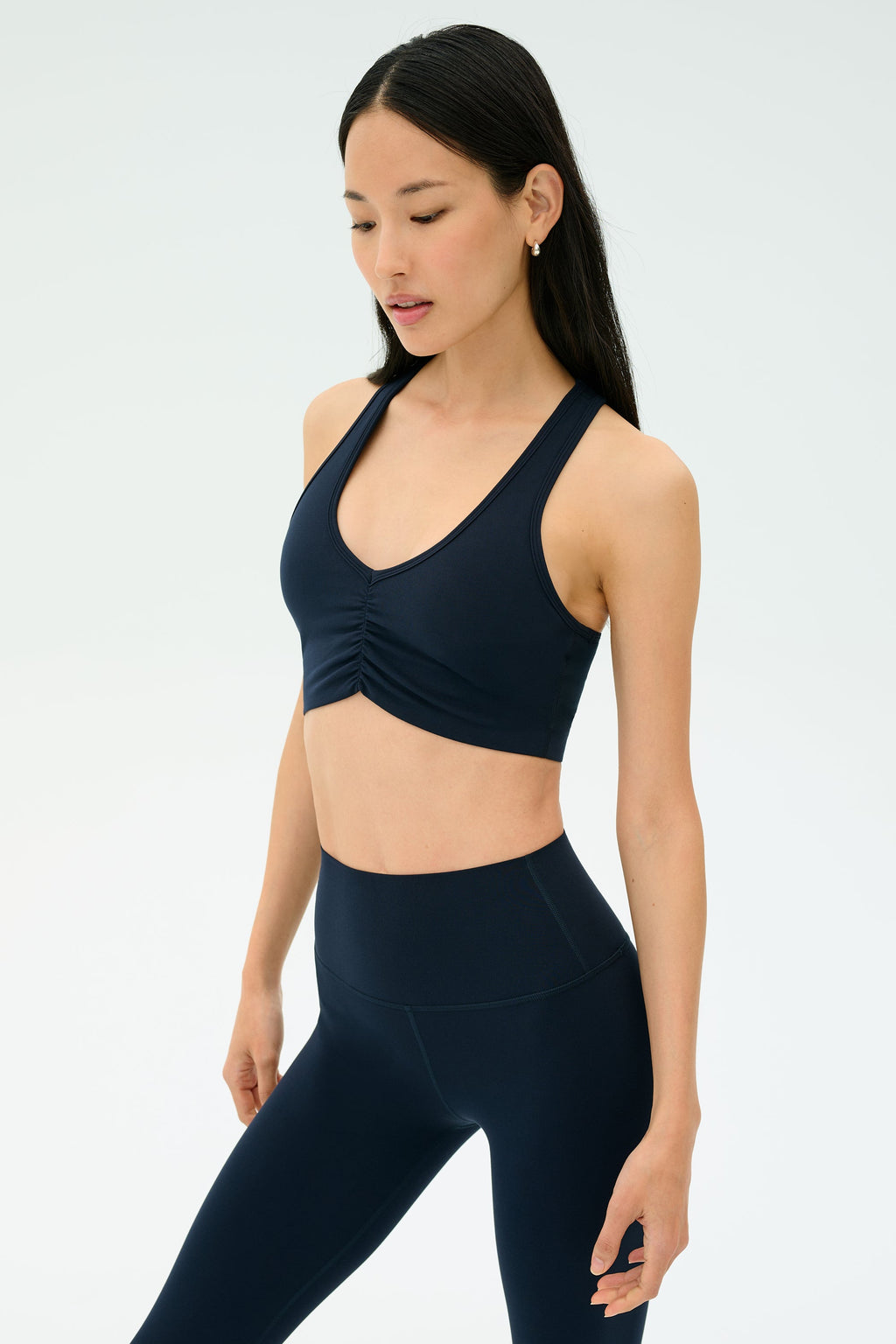 Airweight Bra with Ruching - Indigo