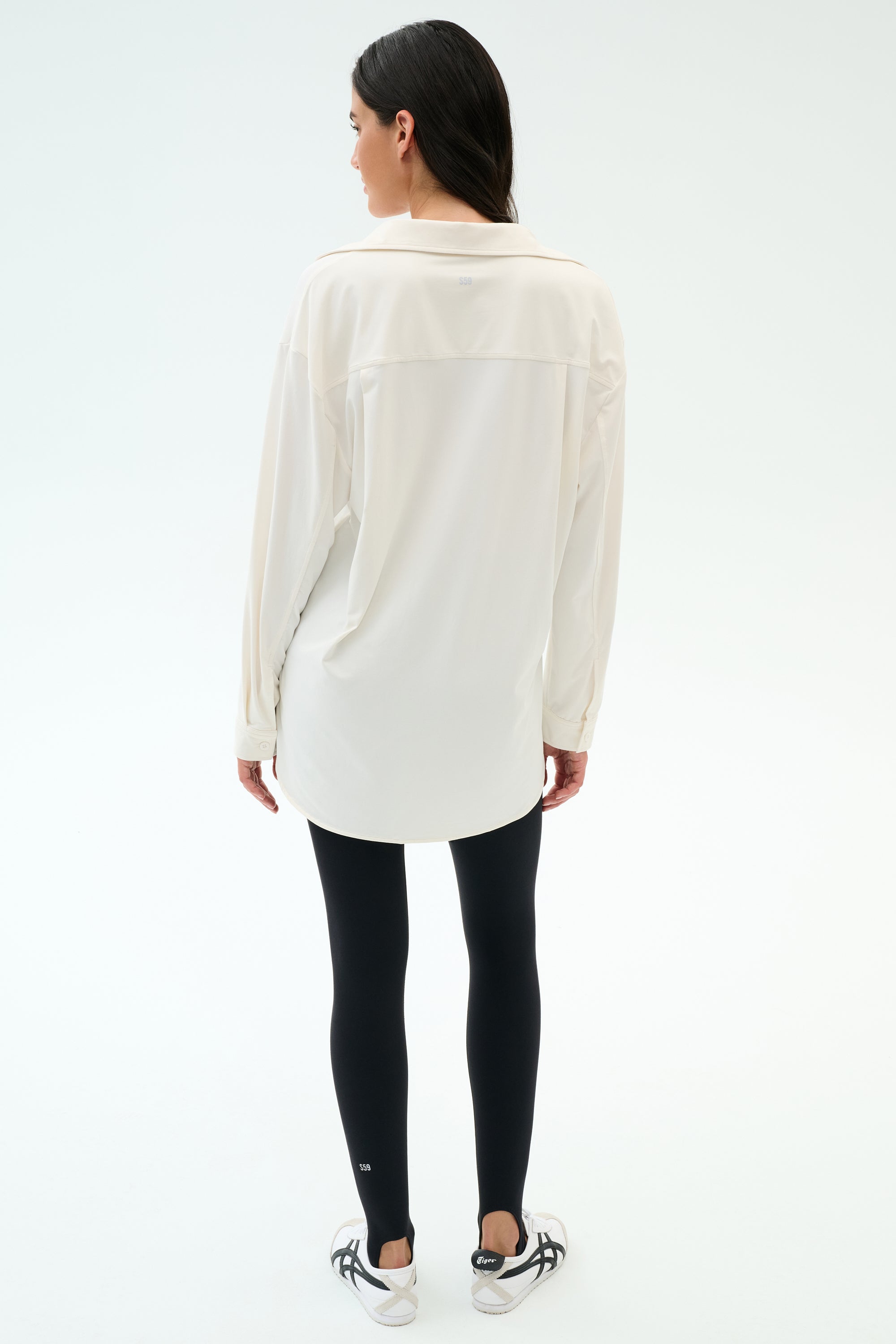 Kate Airweight Lite Button Down - White