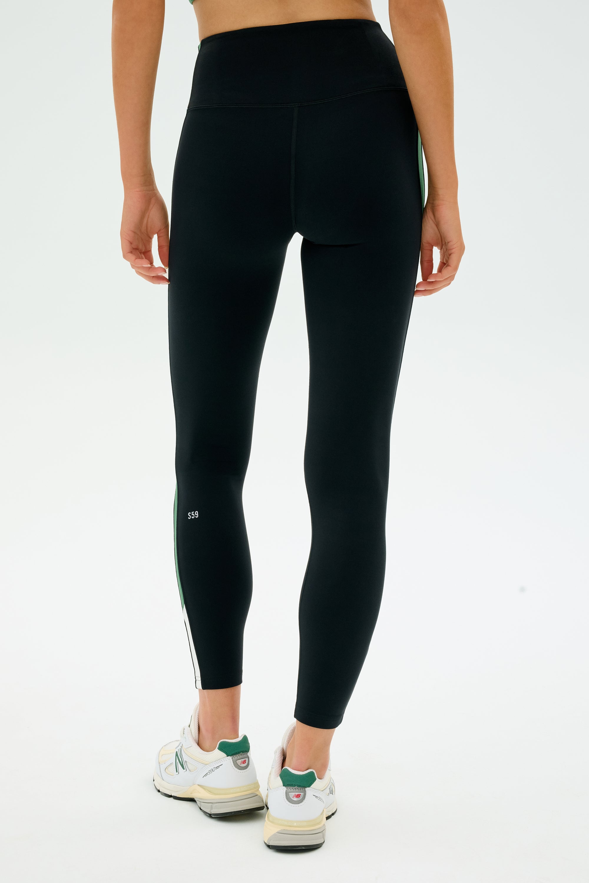 Layla Airweight High Waist 7/8 - Black/Arugula