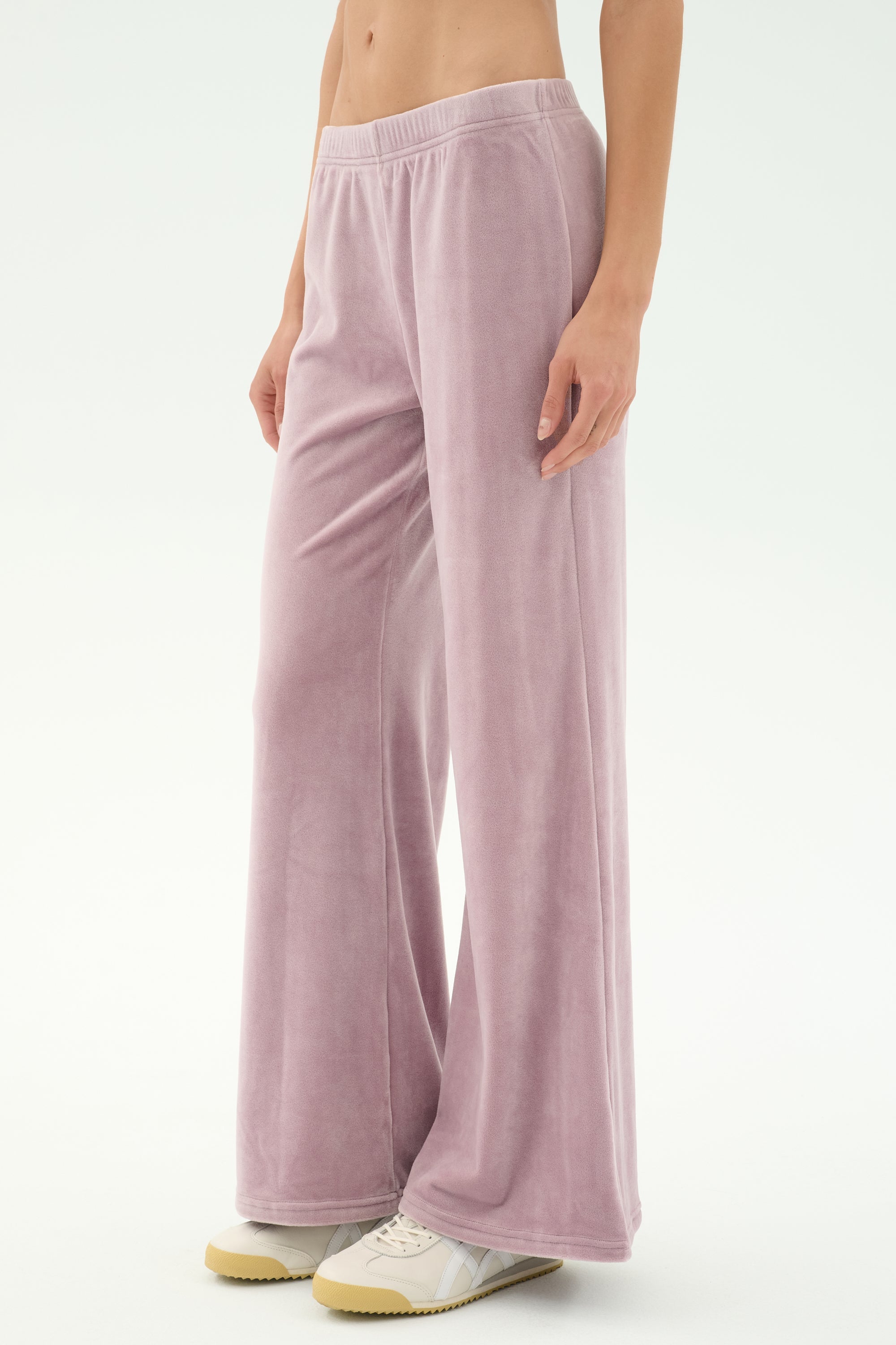 Joy Velour Pant - Blush