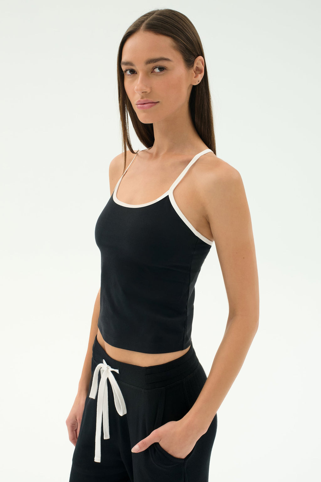 Airweight Tank - Black/White