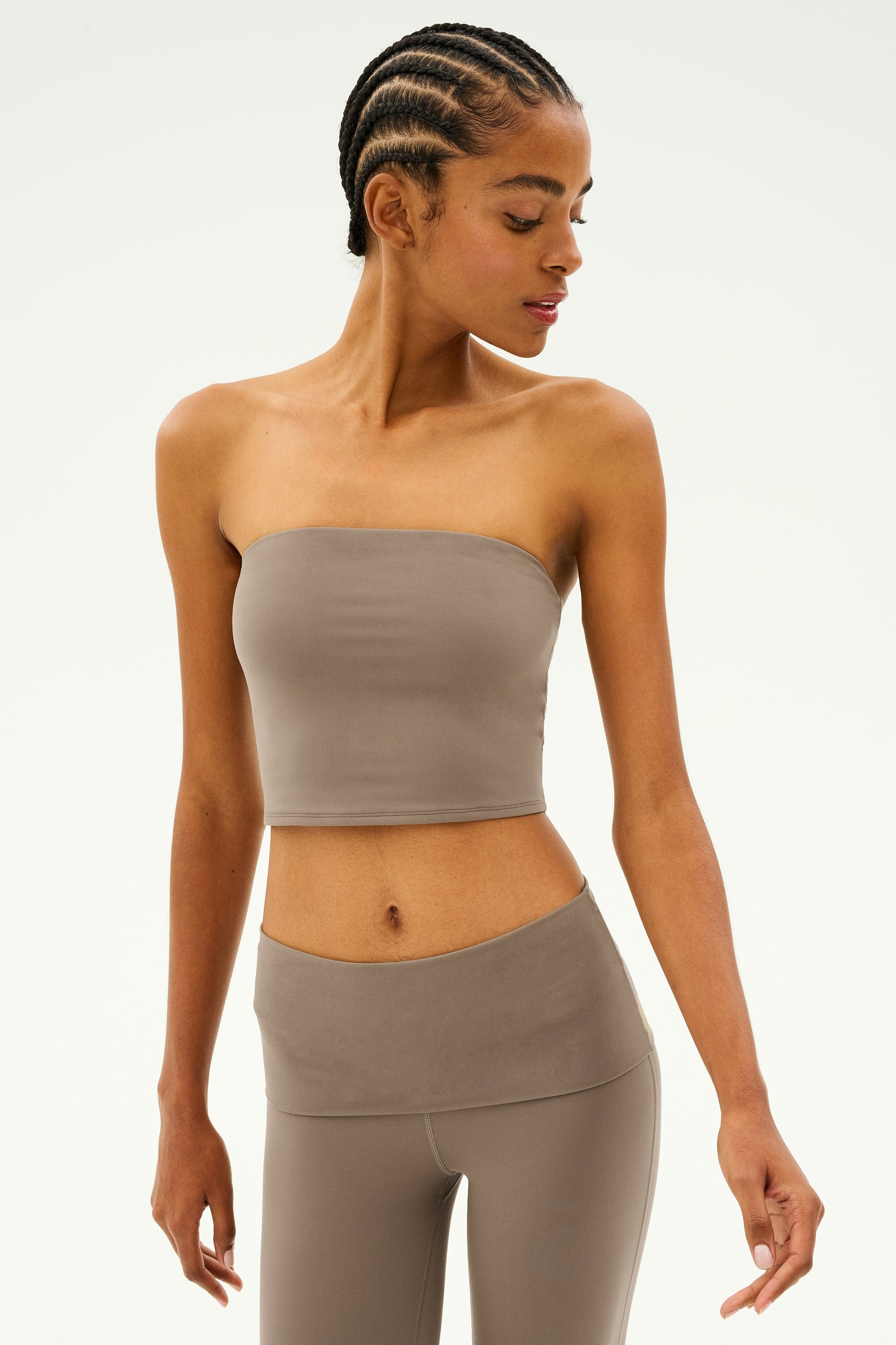 Hazel Airweight Crop Bandeau - Lentil