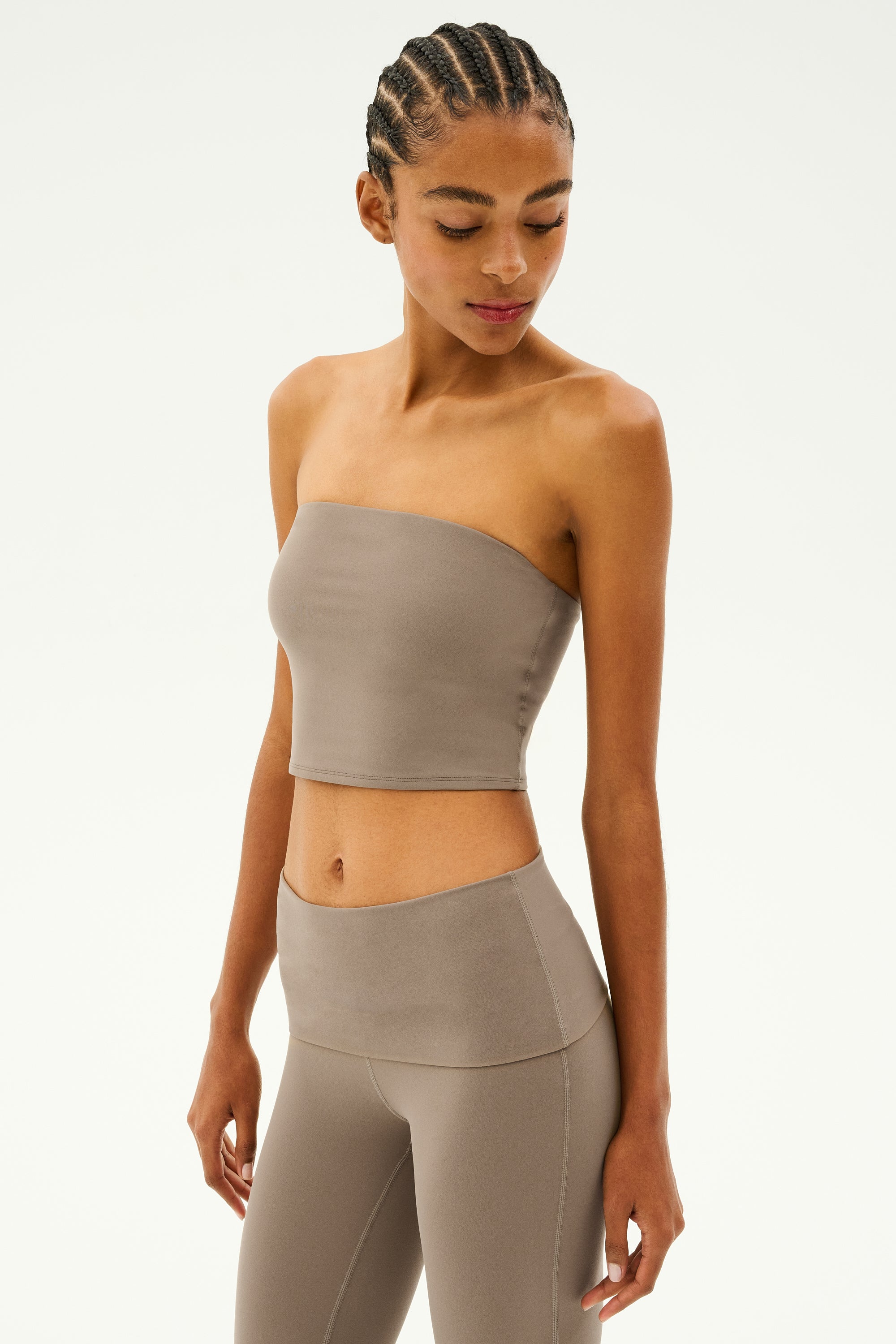 Hazel Airweight Crop Bandeau - Lentil