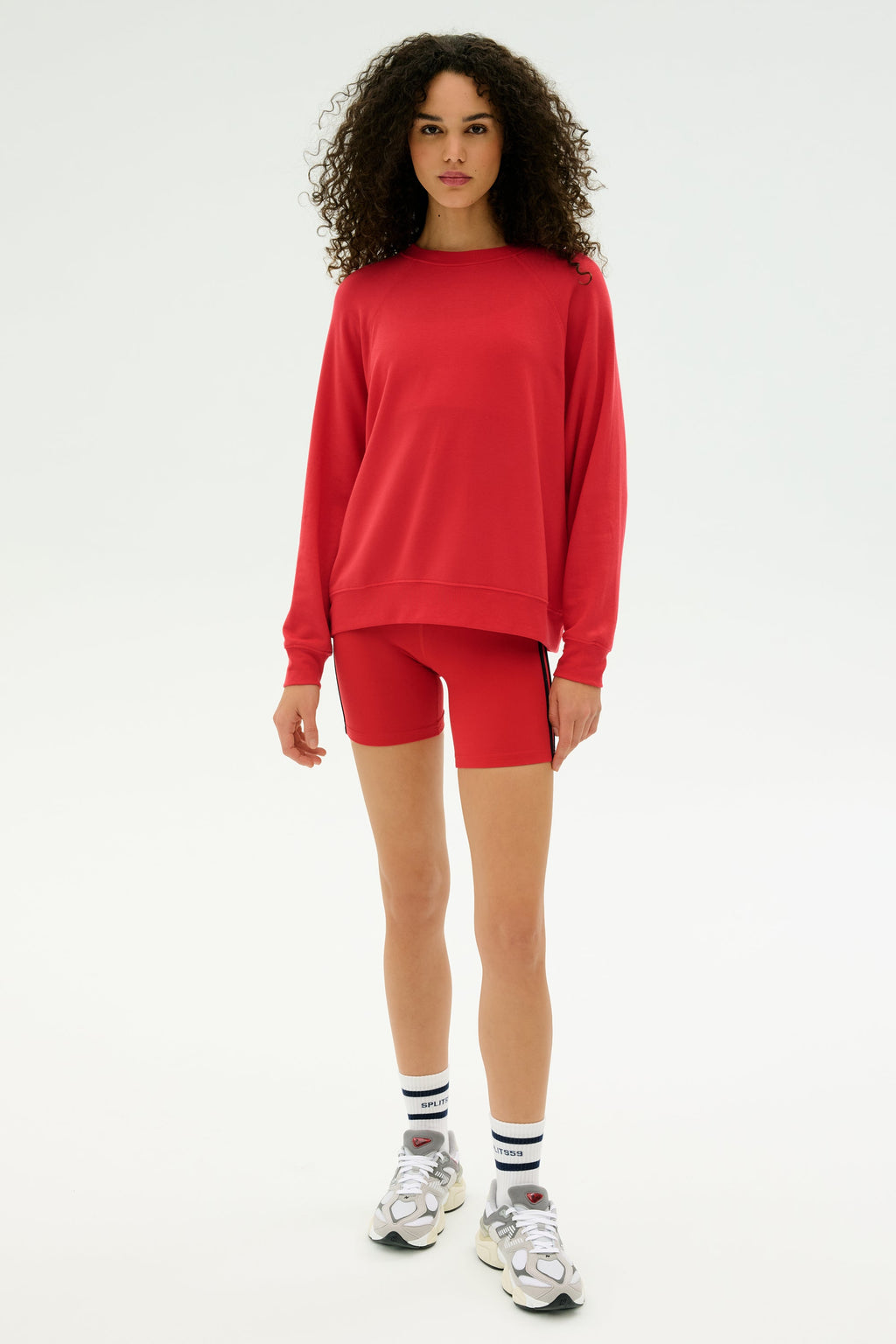 Andie Fleece Sweatshirt - Pirate Red