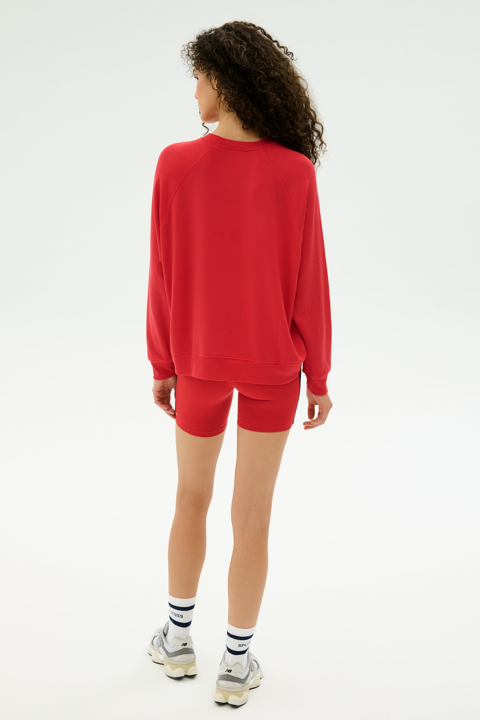 Andie Fleece Sweatshirt - Pirate Red