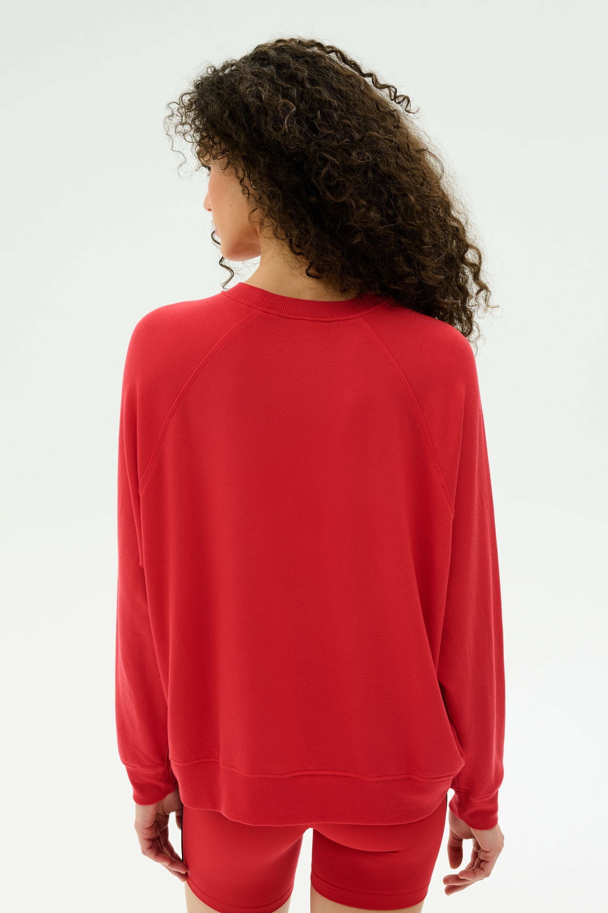 Andie Fleece Sweatshirt - Pirate Red