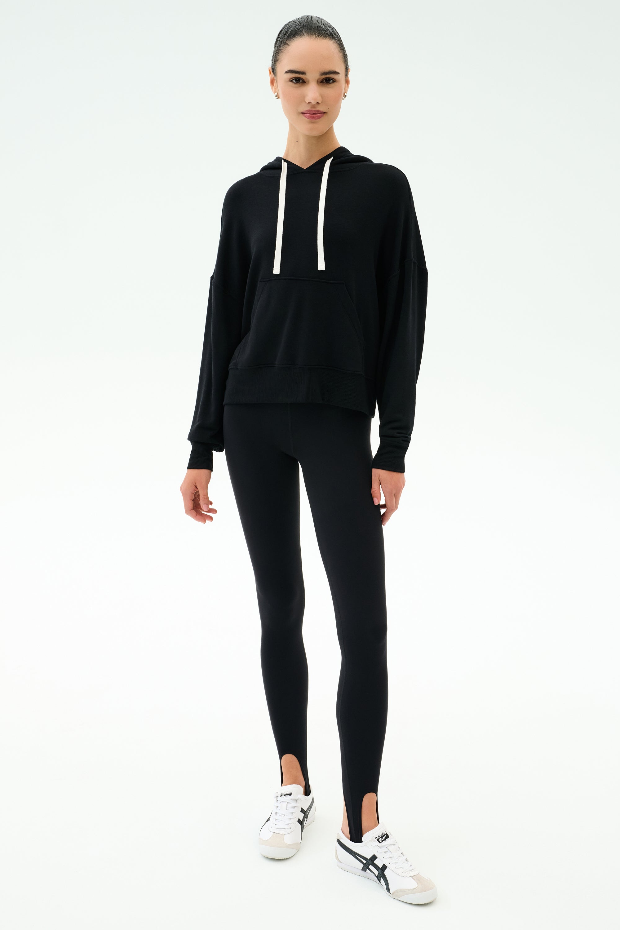 Joey Long Sleeve Hoodie - Black