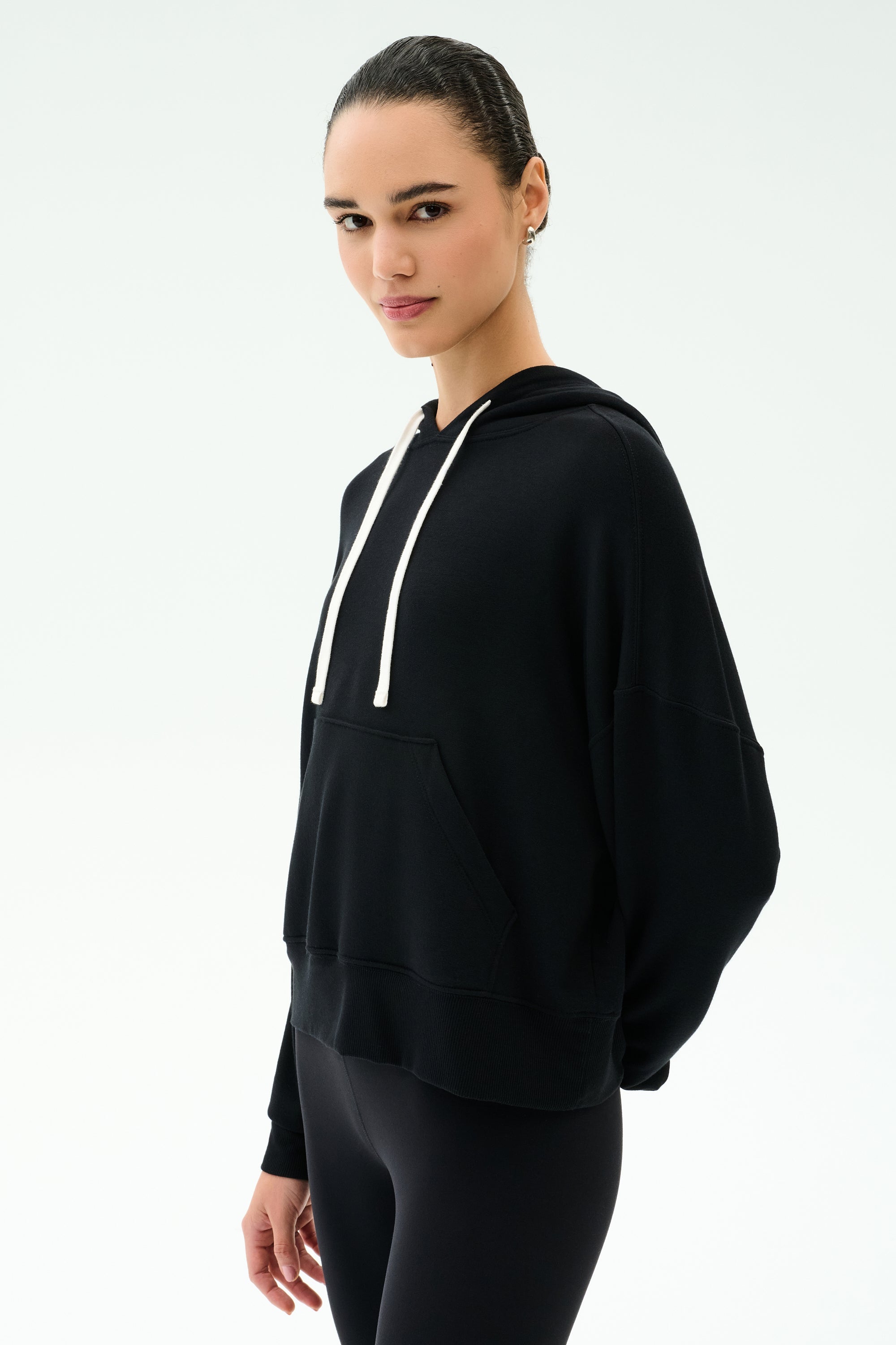 Joey Long Sleeve Hoodie - Black