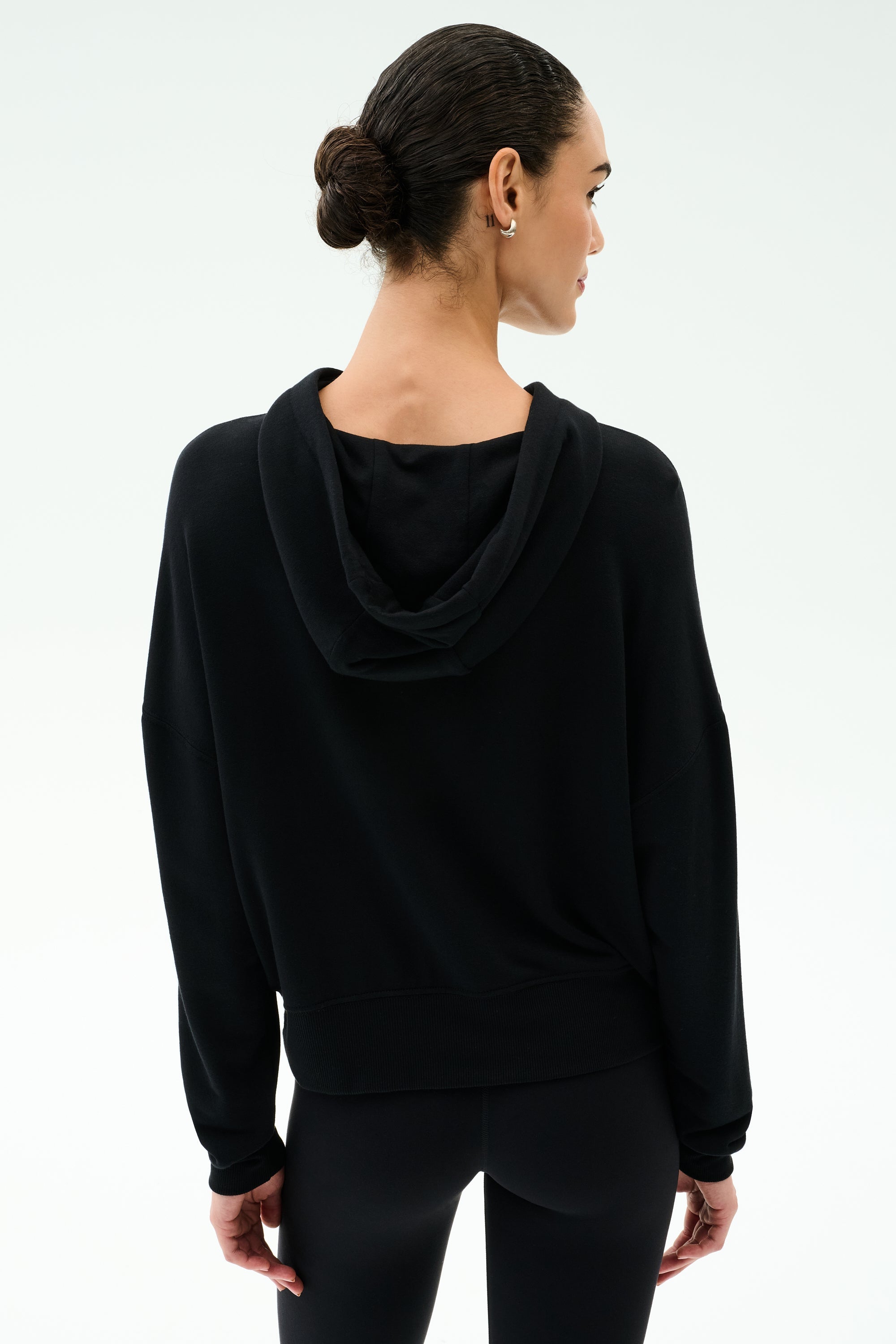 Joey Long Sleeve Hoodie - Black