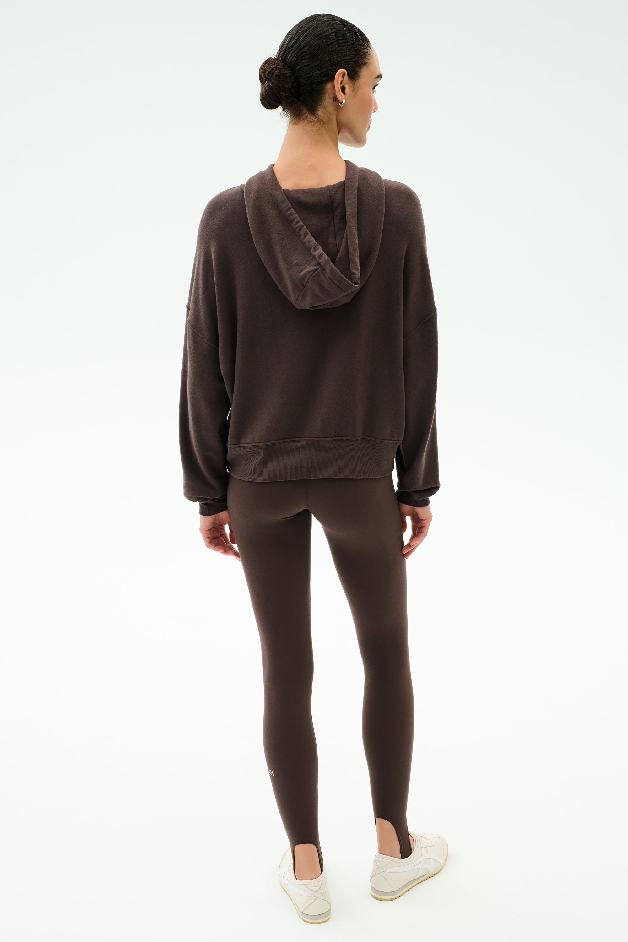 Joey Long Sleeve Hoodie - Dark Chocolate