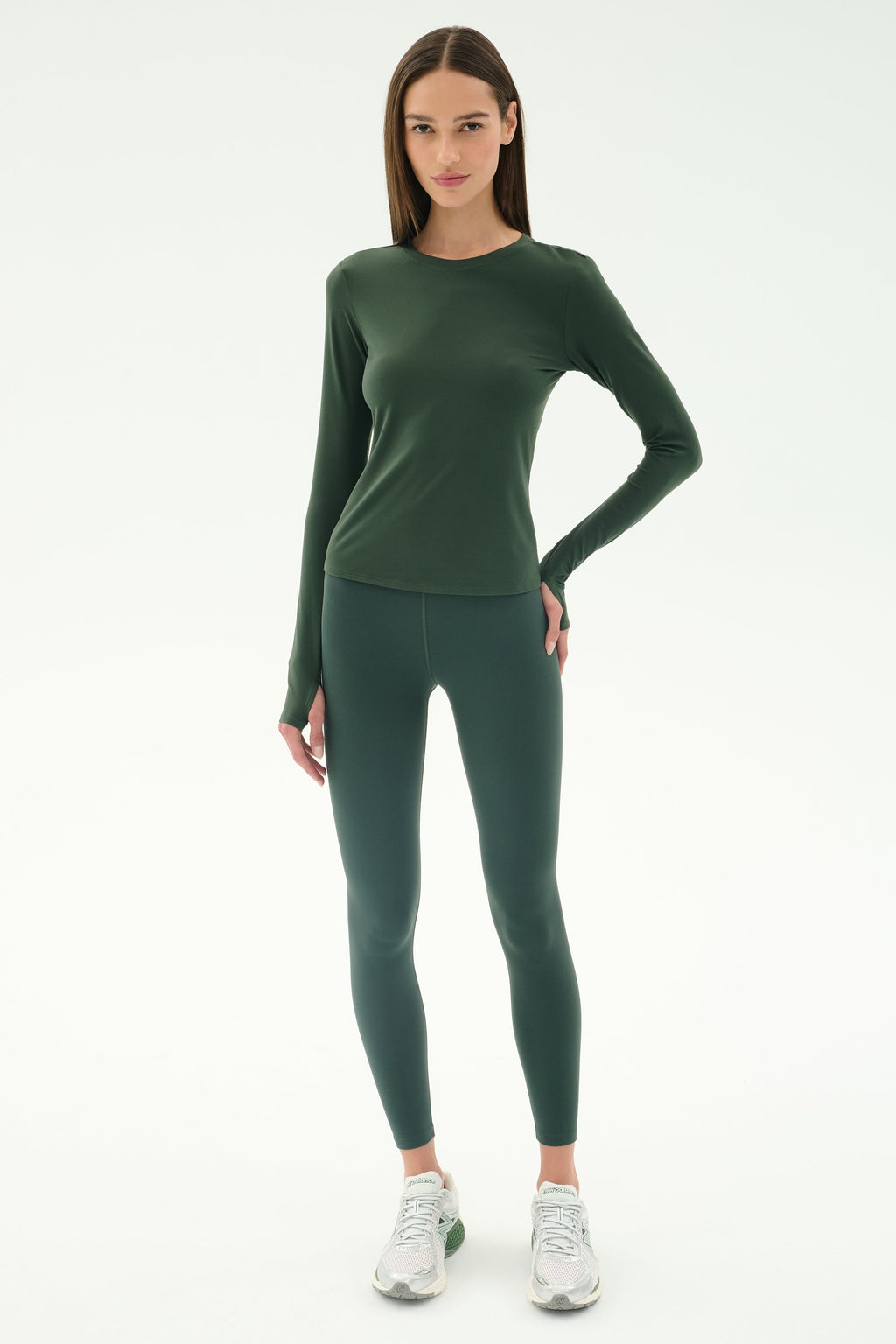 Airweight Lite Long Sleeve Waist Length - Military
