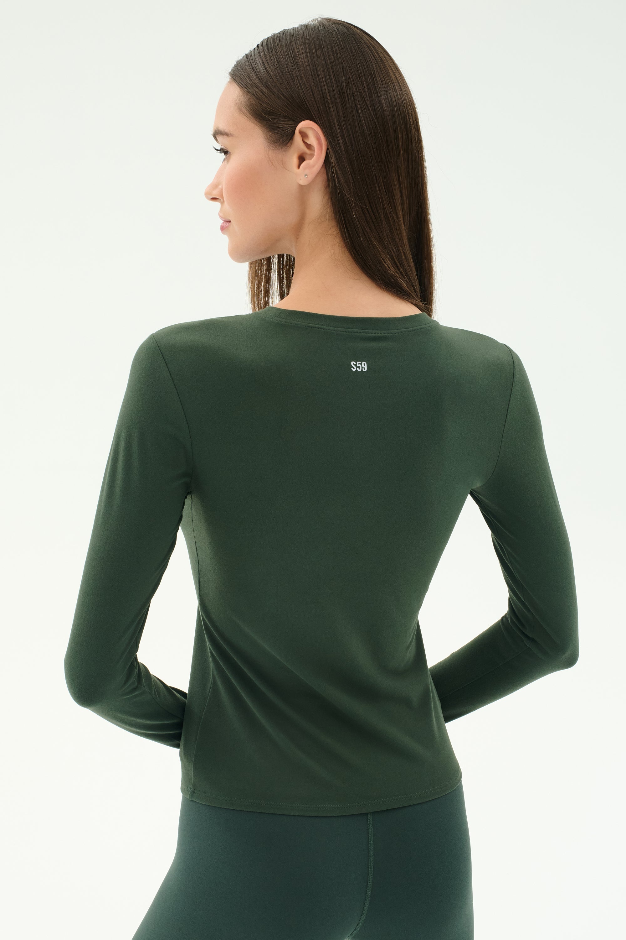 Airweight Lite Long Sleeve Waist Length - Military