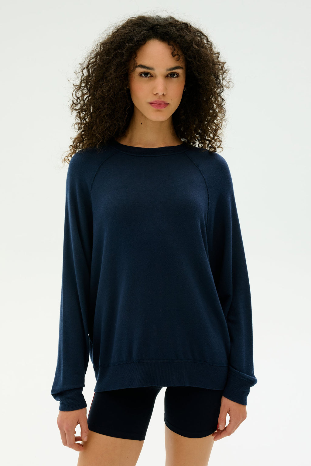 Andie Fleece Sweatshirt - Indigo