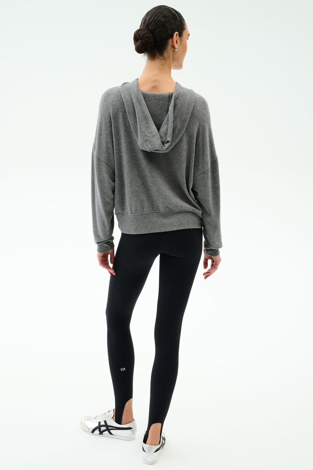 Joey Long Sleeve Hoodie - Medium Heather Grey