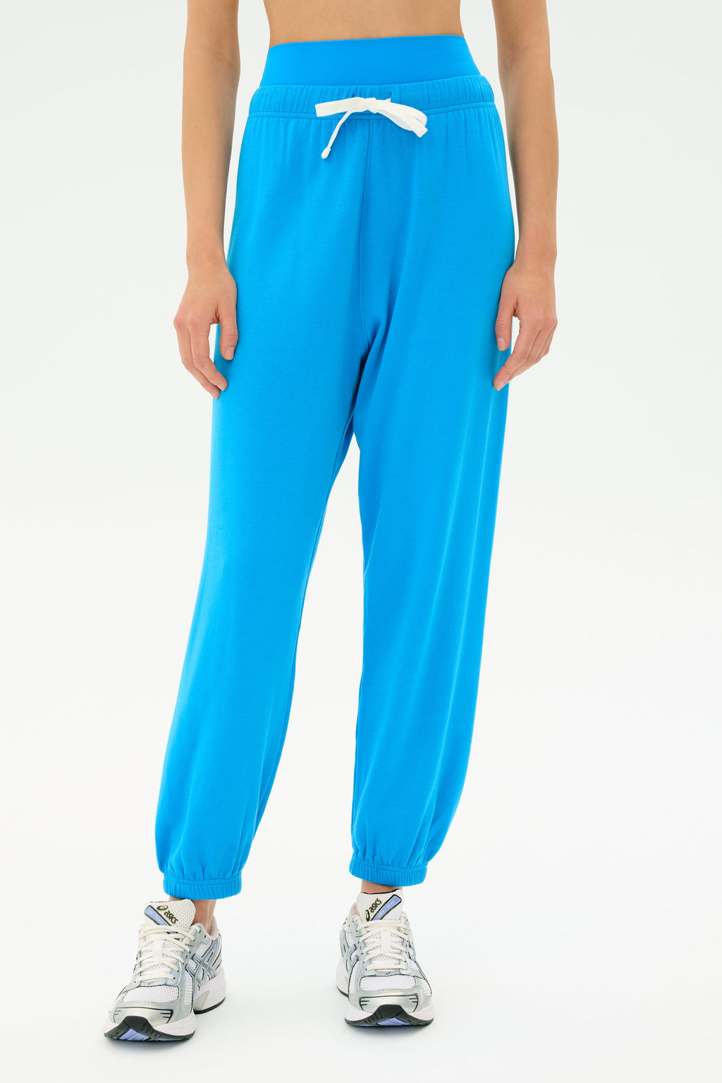 Andie Oversized Fleece Sweatpant - Riviera
