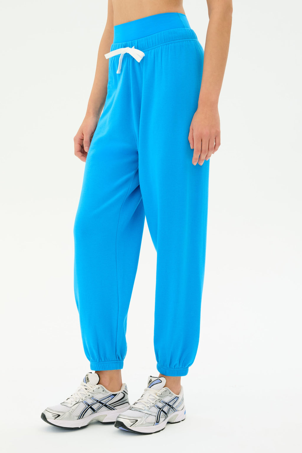 Andie Oversized Fleece Sweatpant - Riviera