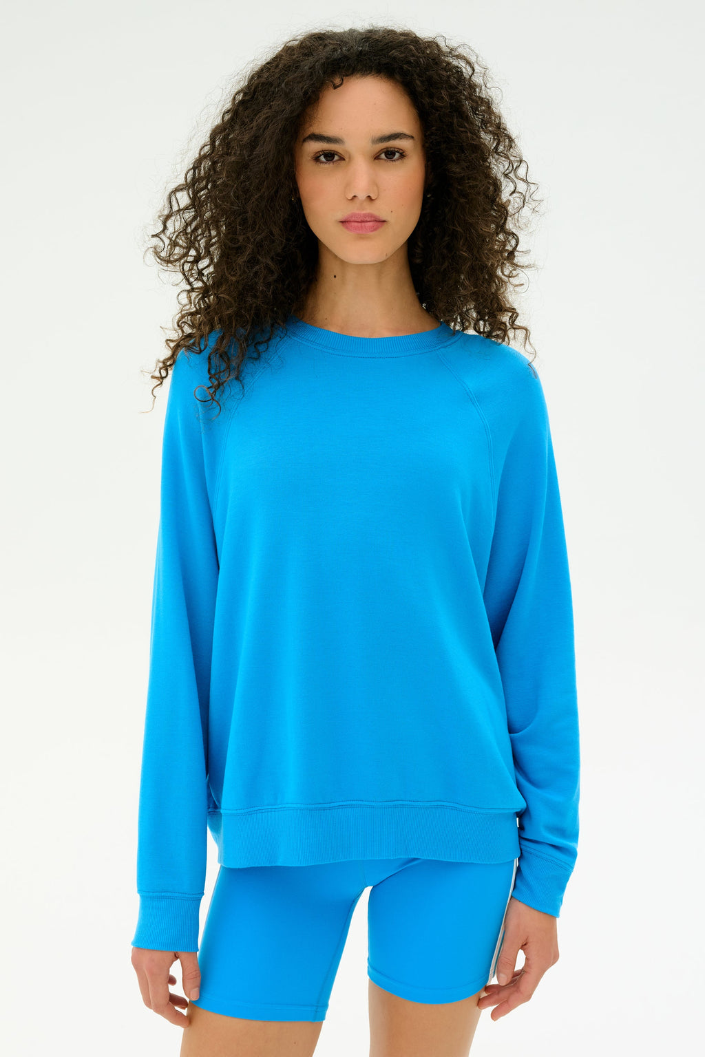Andie Fleece Sweatshirt - Riviera