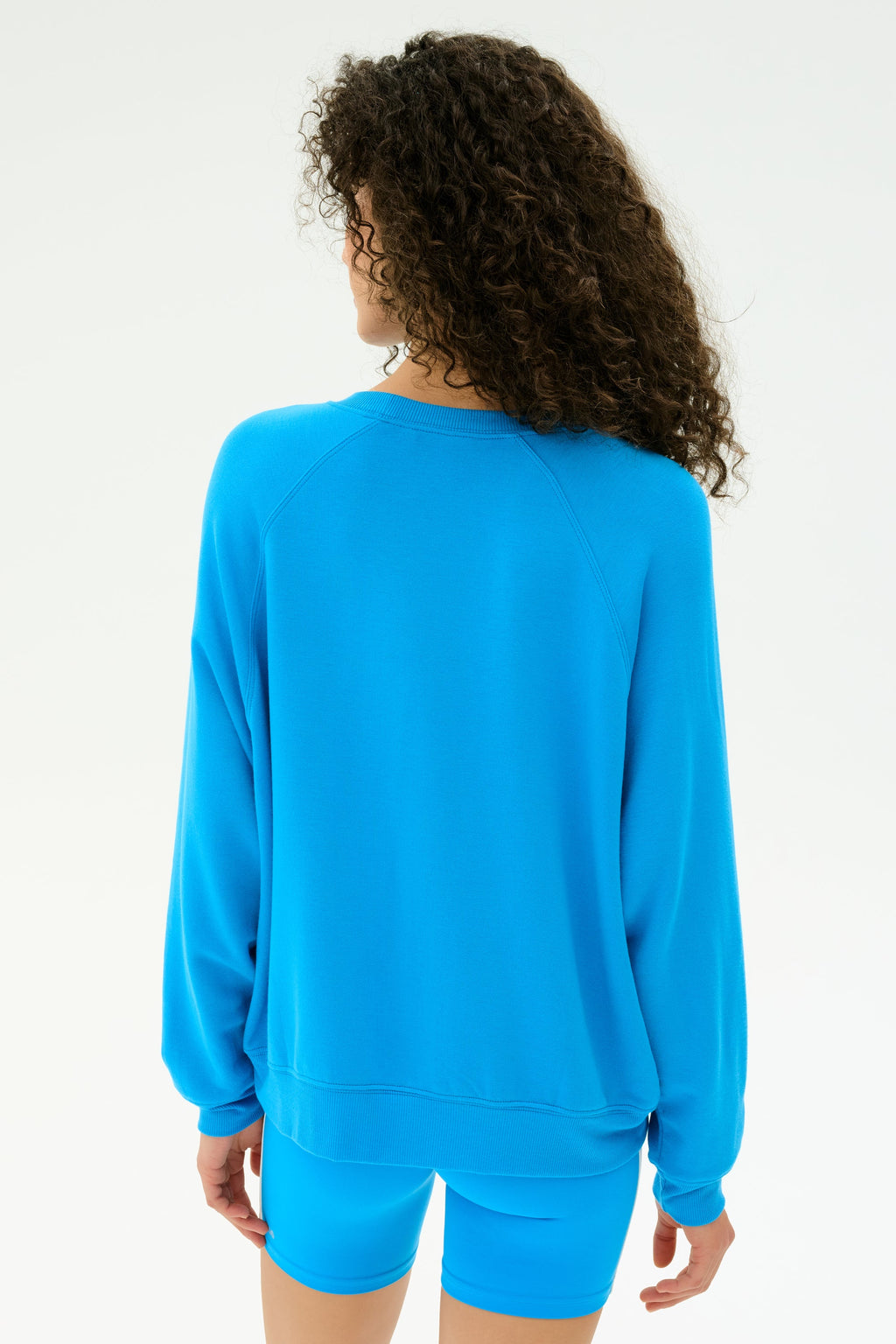 Andie Fleece Sweatshirt - Riviera