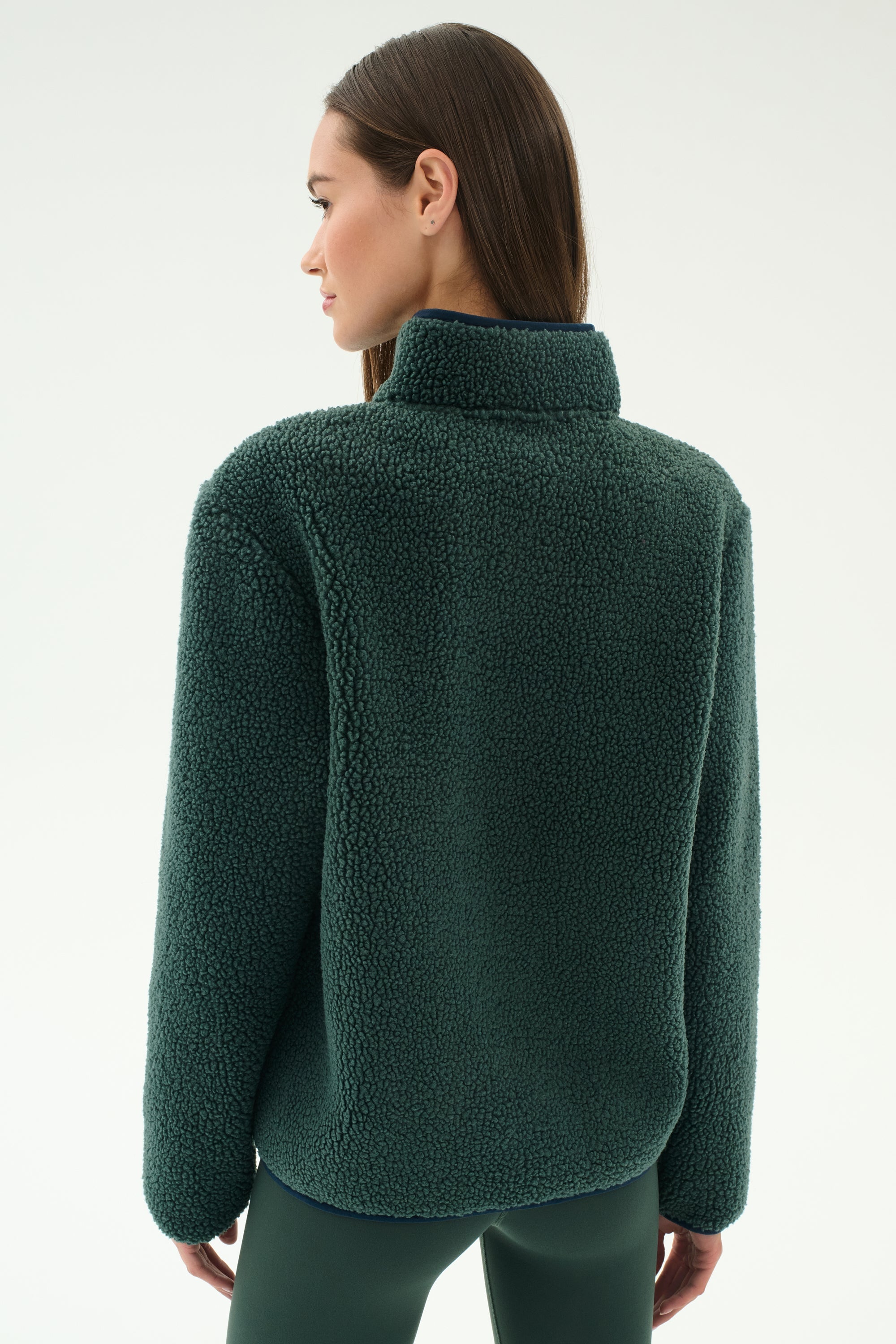 Harris Sherpa Jacket - Military/Indigo