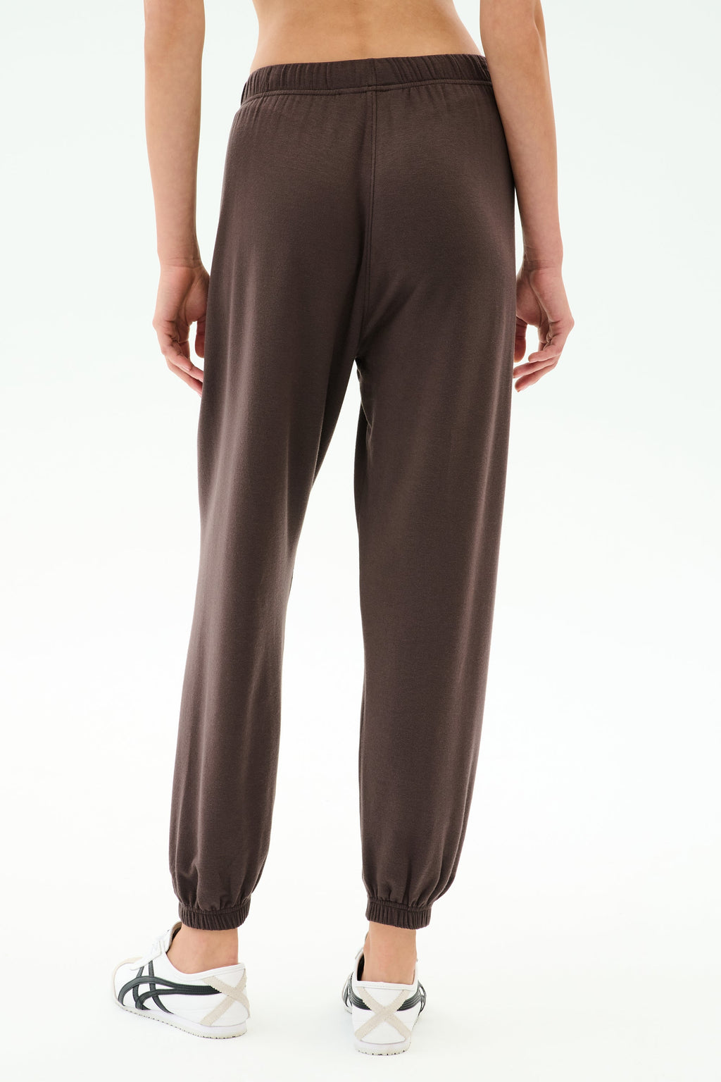 Andie Oversized Fleece Sweatpant - Dark Chocolate