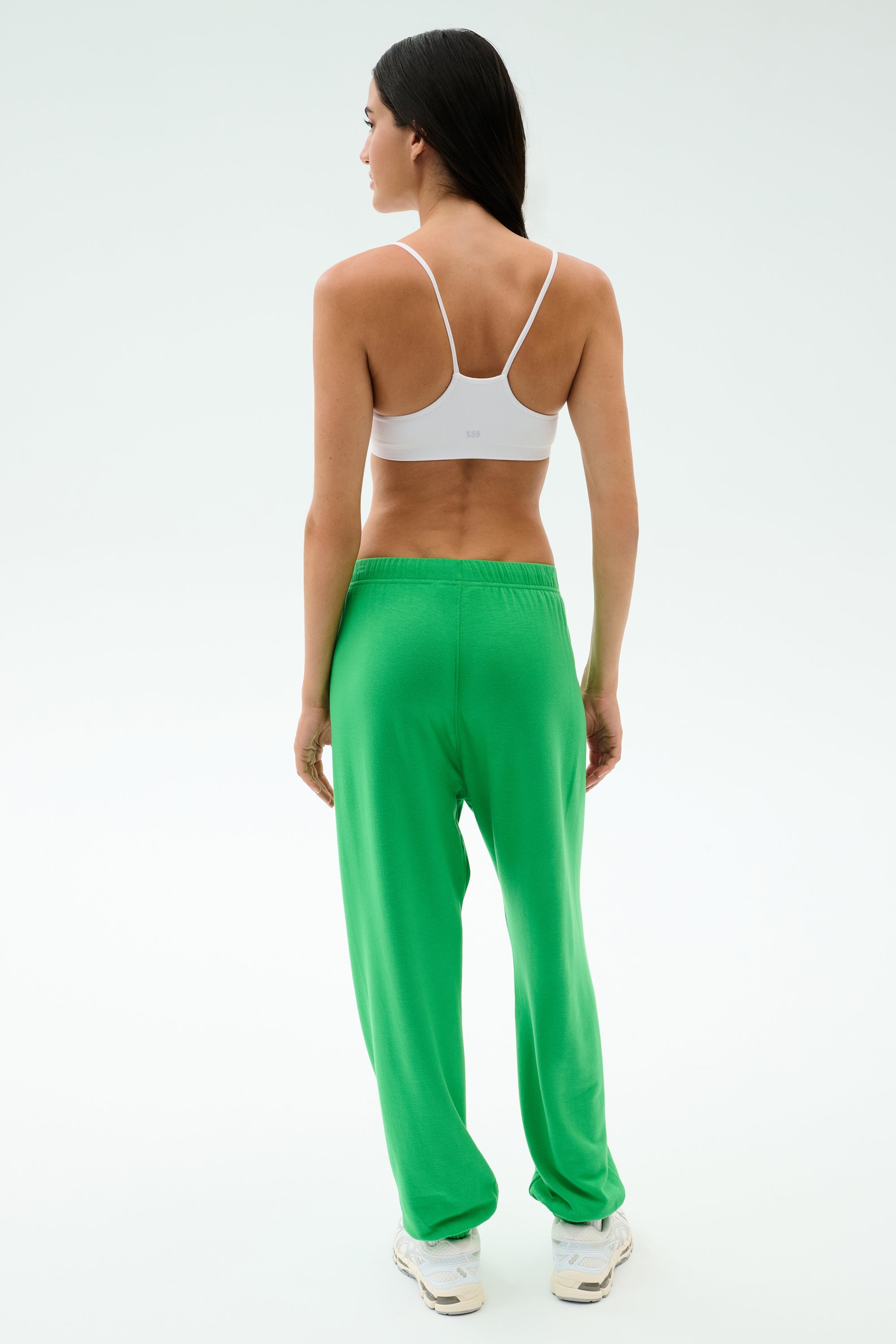 Andie Oversized Fleece Varsity 59 Sweatpant - Grass/59