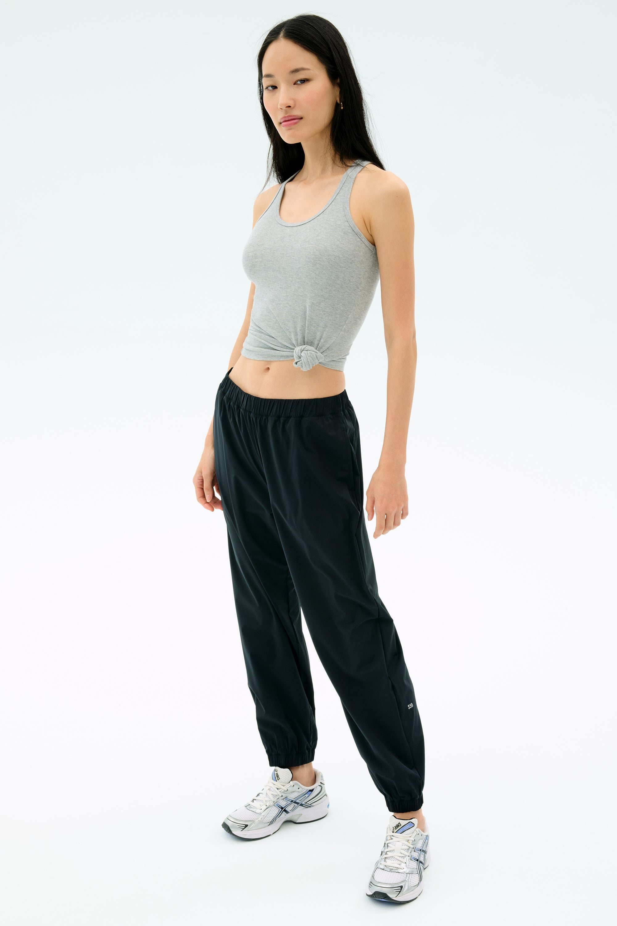 Ashby Rib Tank - Lt. Heather Grey