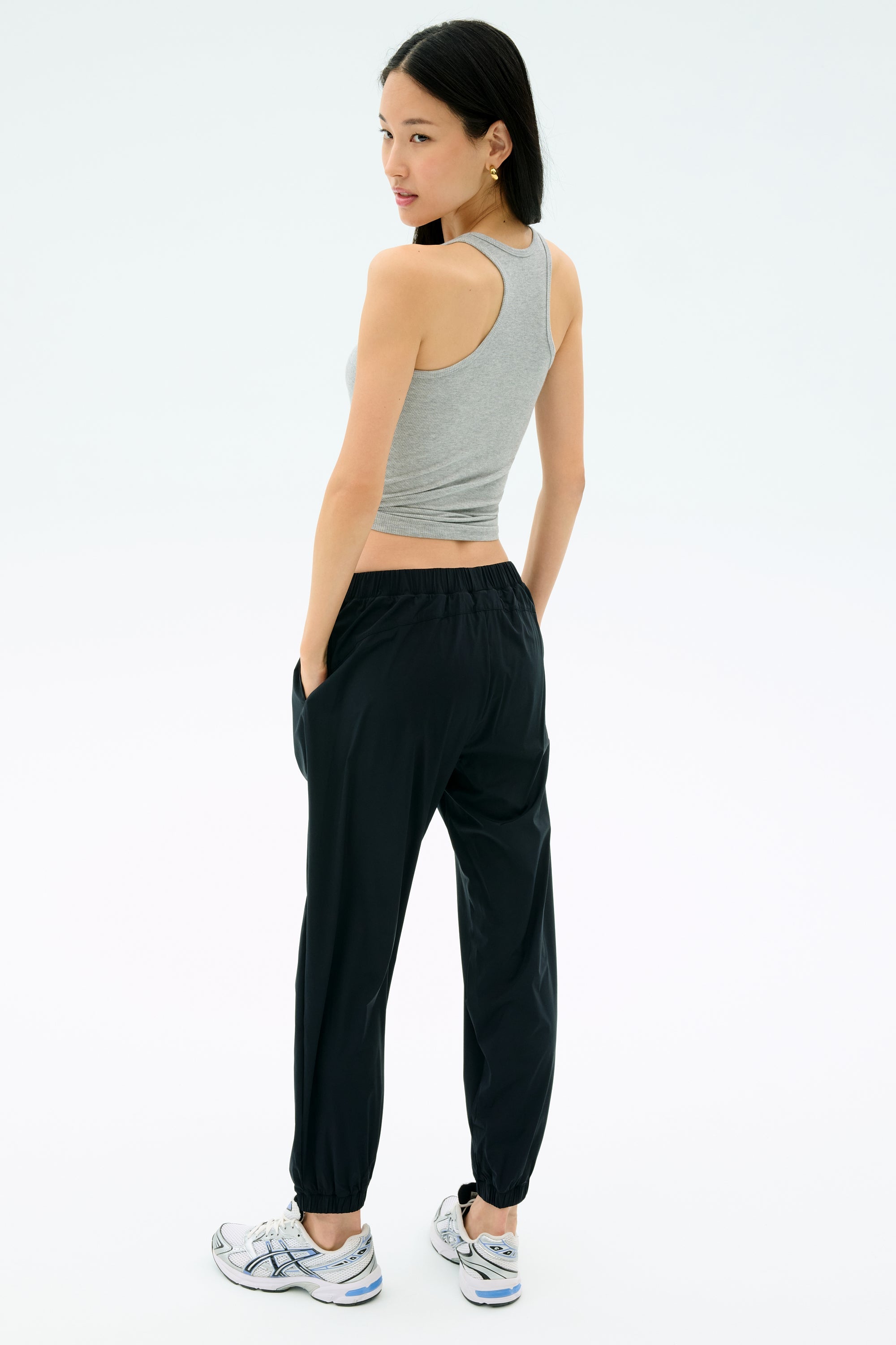 Ashby Rib Tank - Lt. Heather Grey