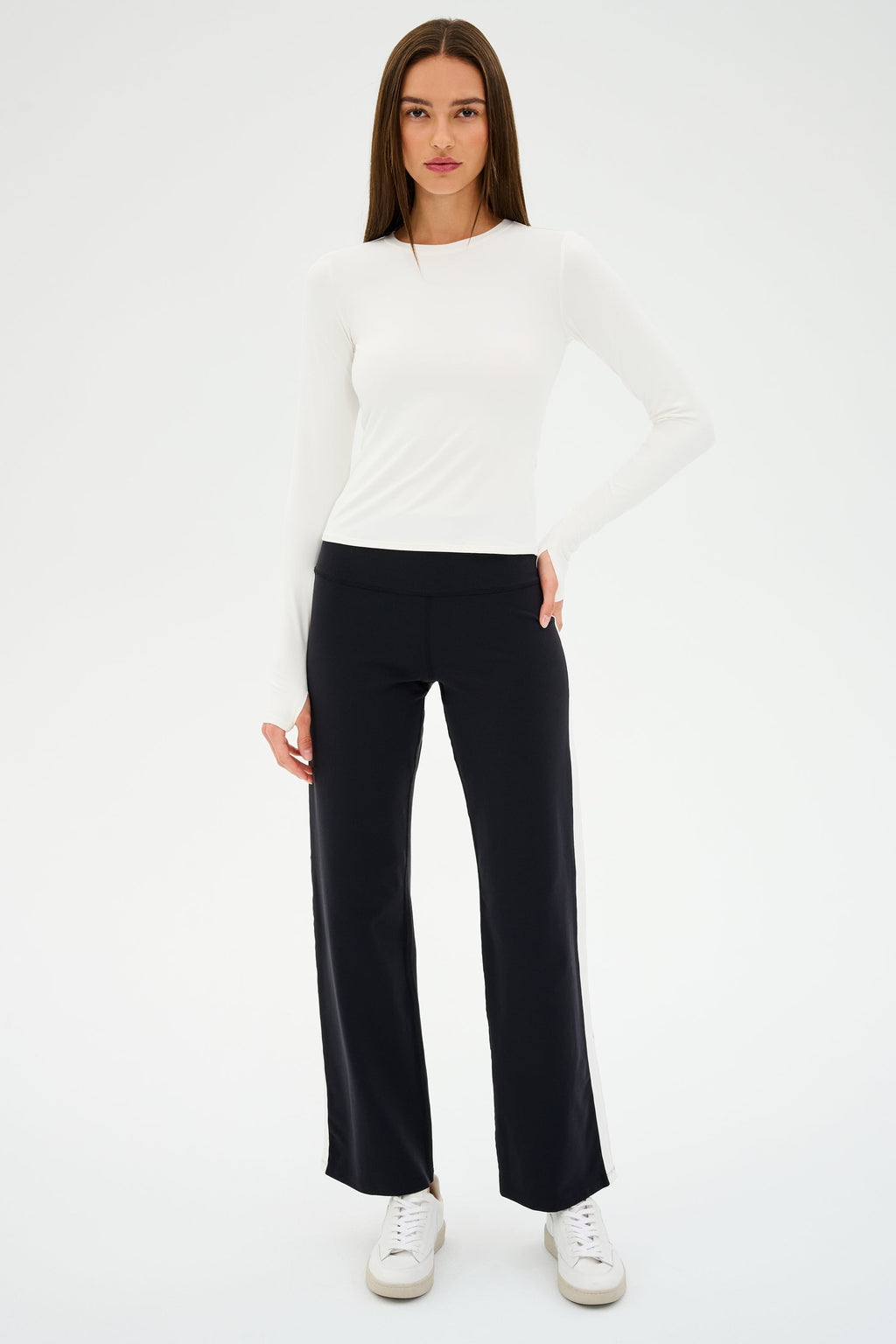 Harper Supplex Pant - Black/White