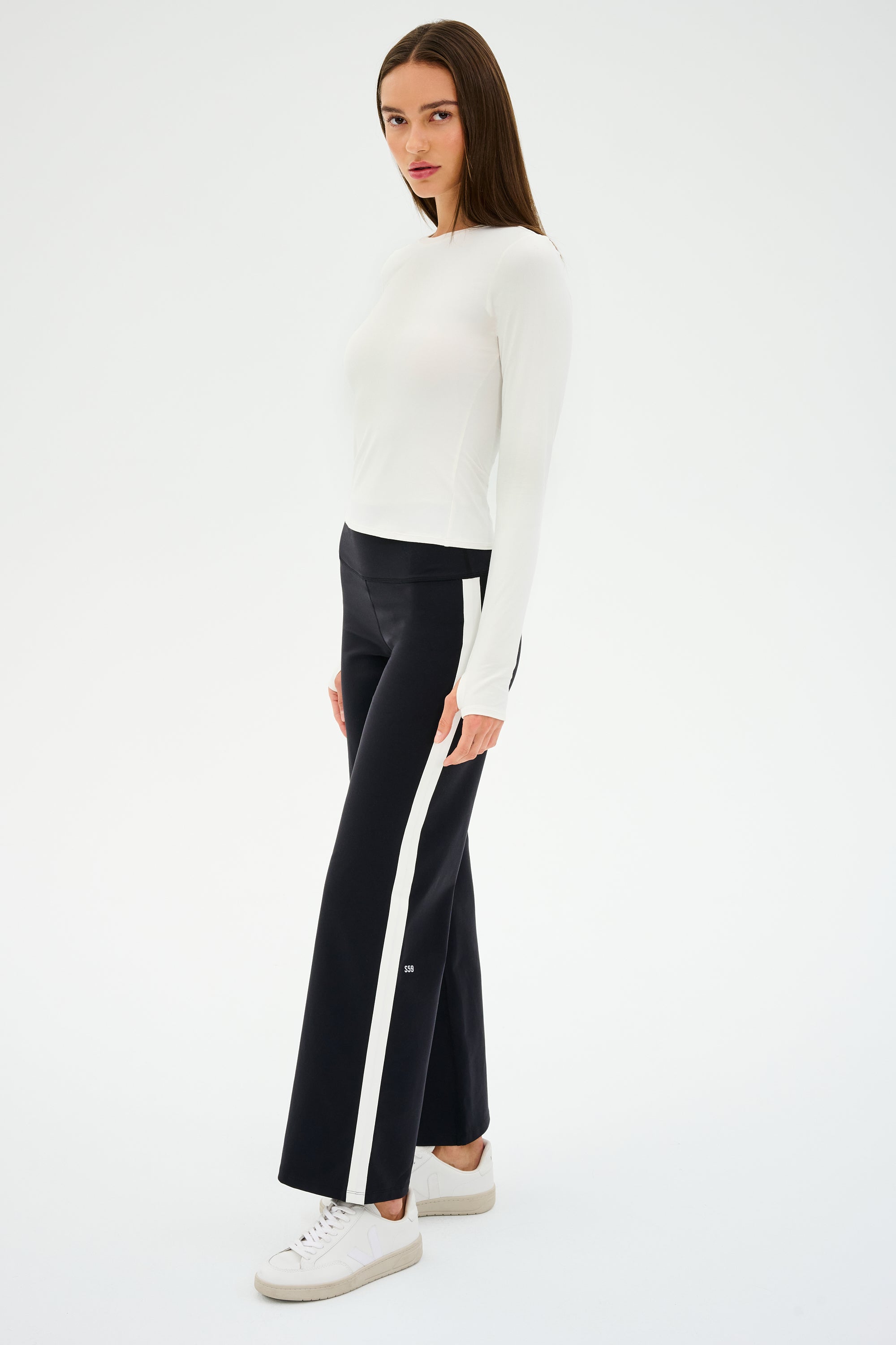 Harper Supplex Pant - Black/White