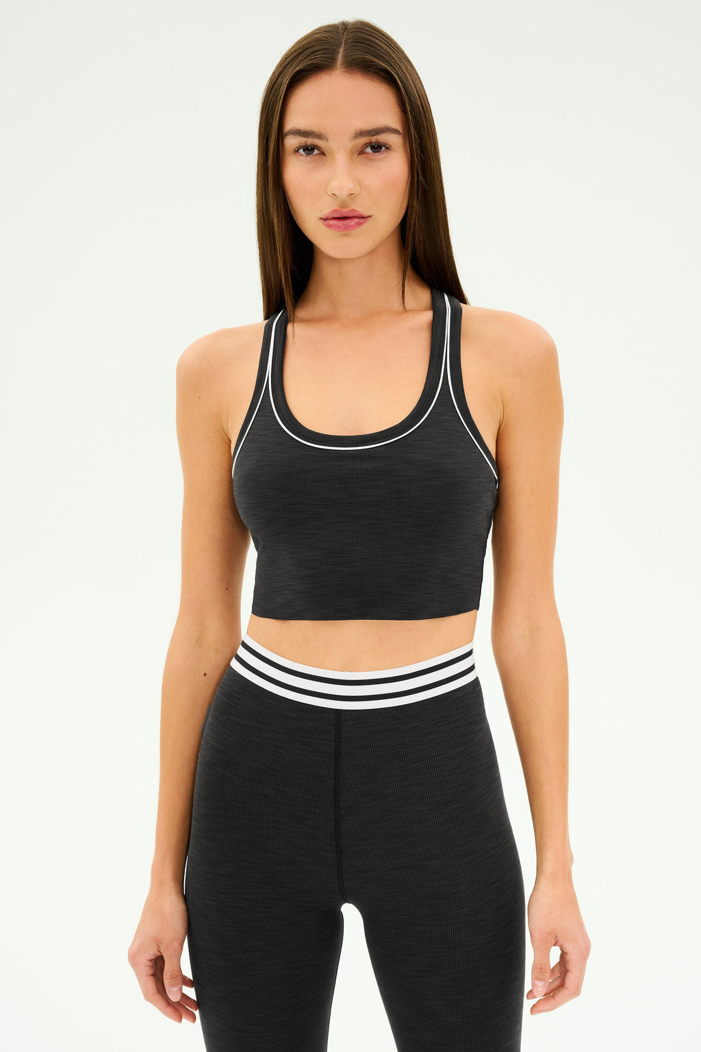 Bailey Active Rib Bralette - Heather Graphite