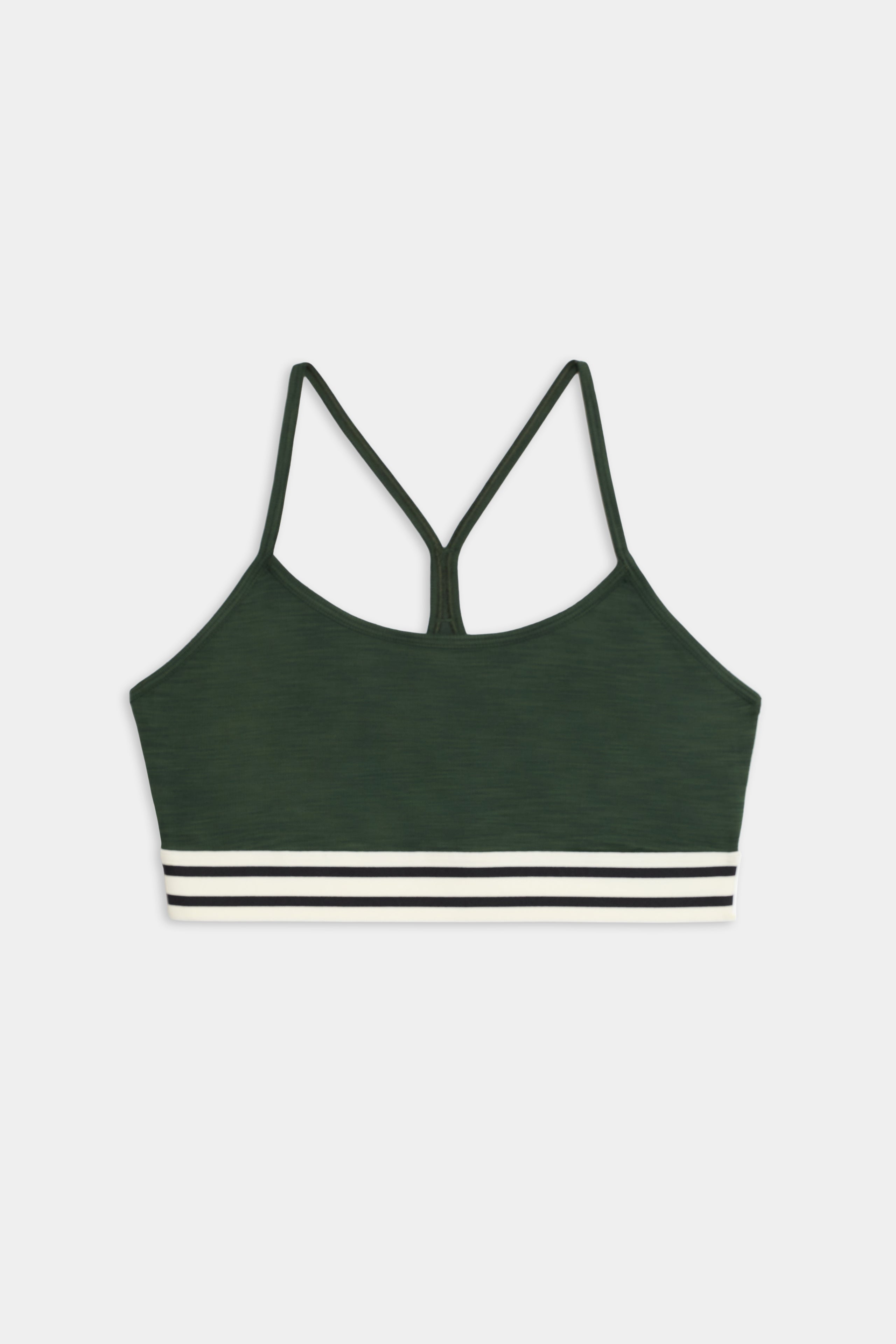 Cali Active Rib Bra - Heather Military
