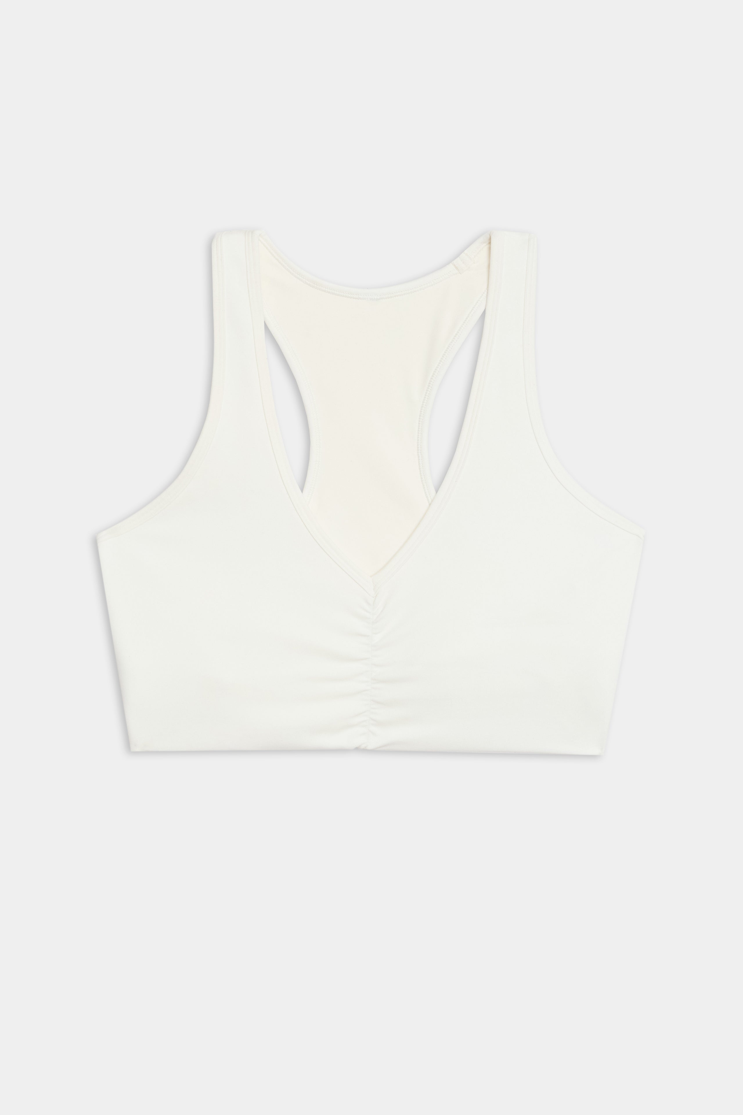 Airweight Bra with Ruching - White