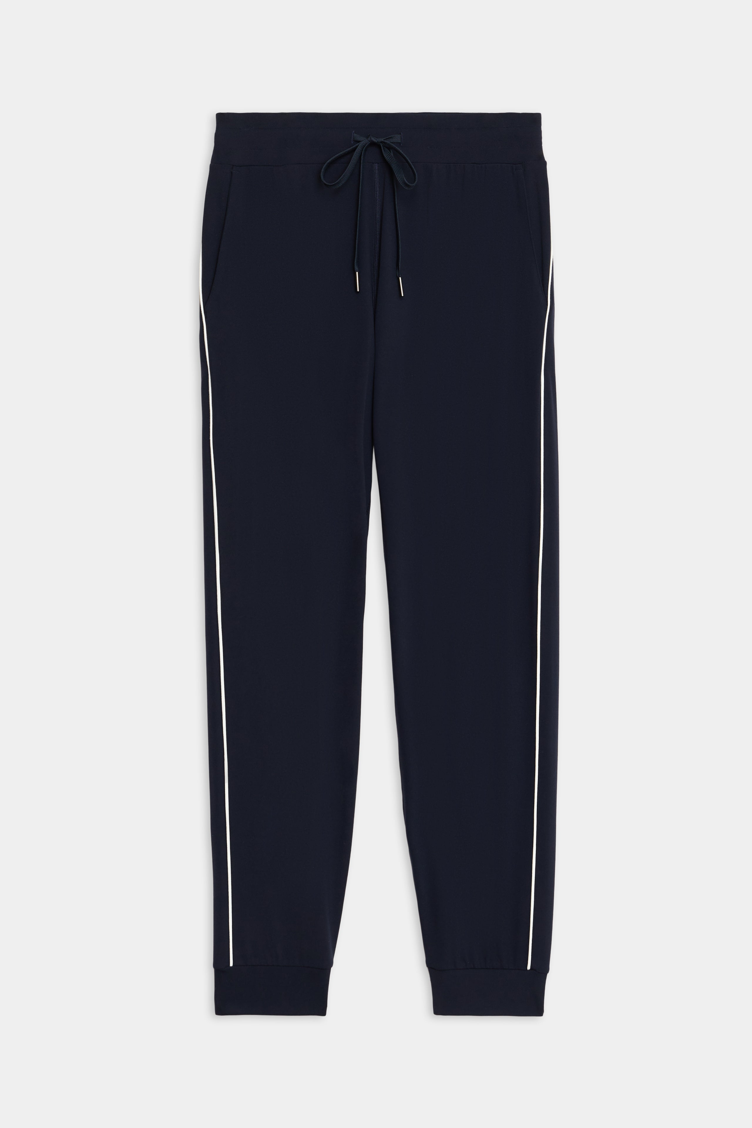 Airweight Jogger 7/8 with Piping - Indigo/White