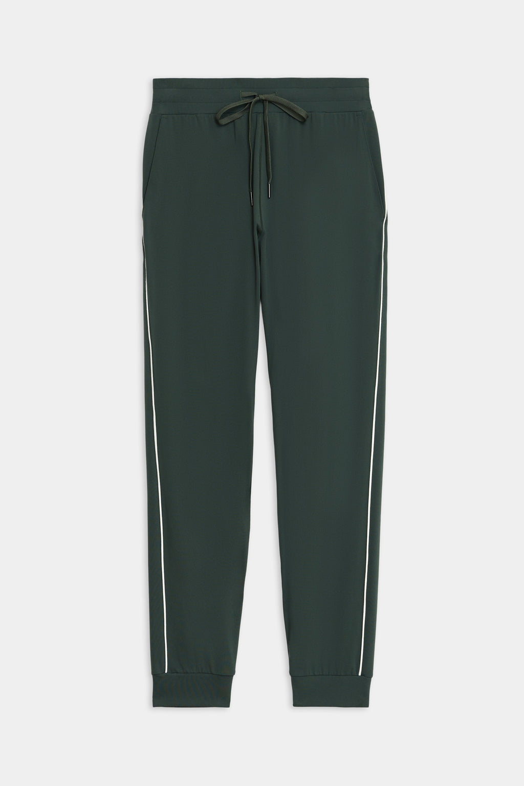 Airweight Jogger 7/8 with Piping - Military/White